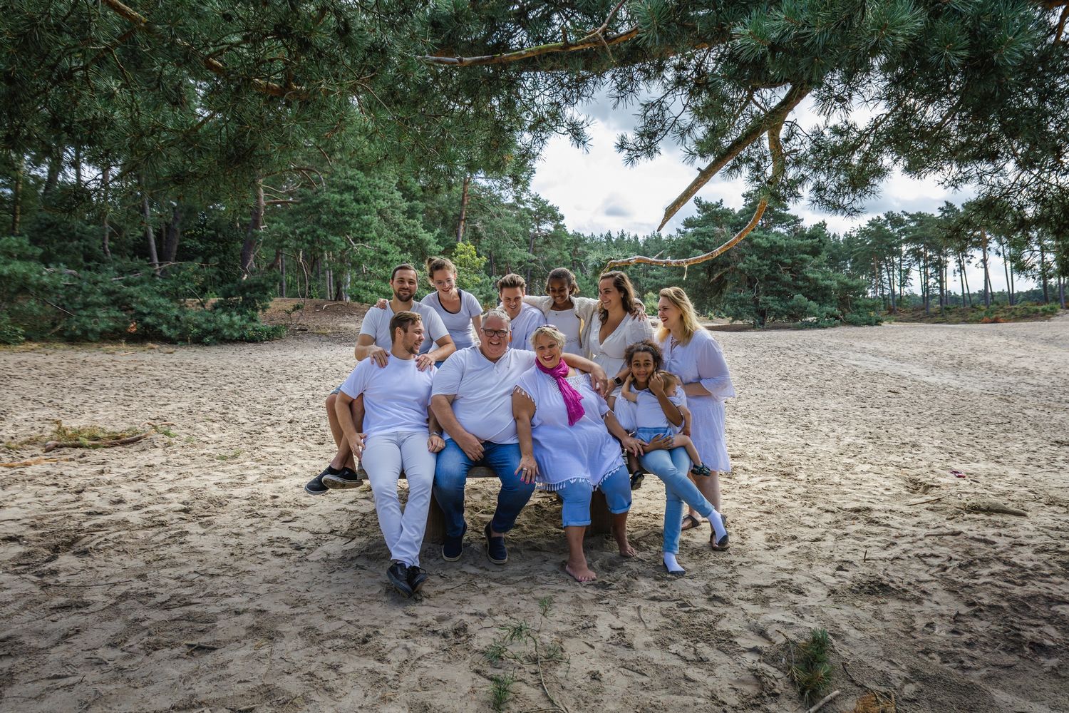 Familieshoot in Ommen Sahara spontaan