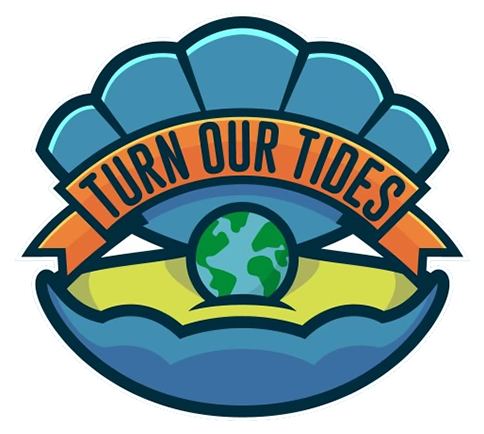 Ocean Restoration Startup Business Logo Clamshel World
