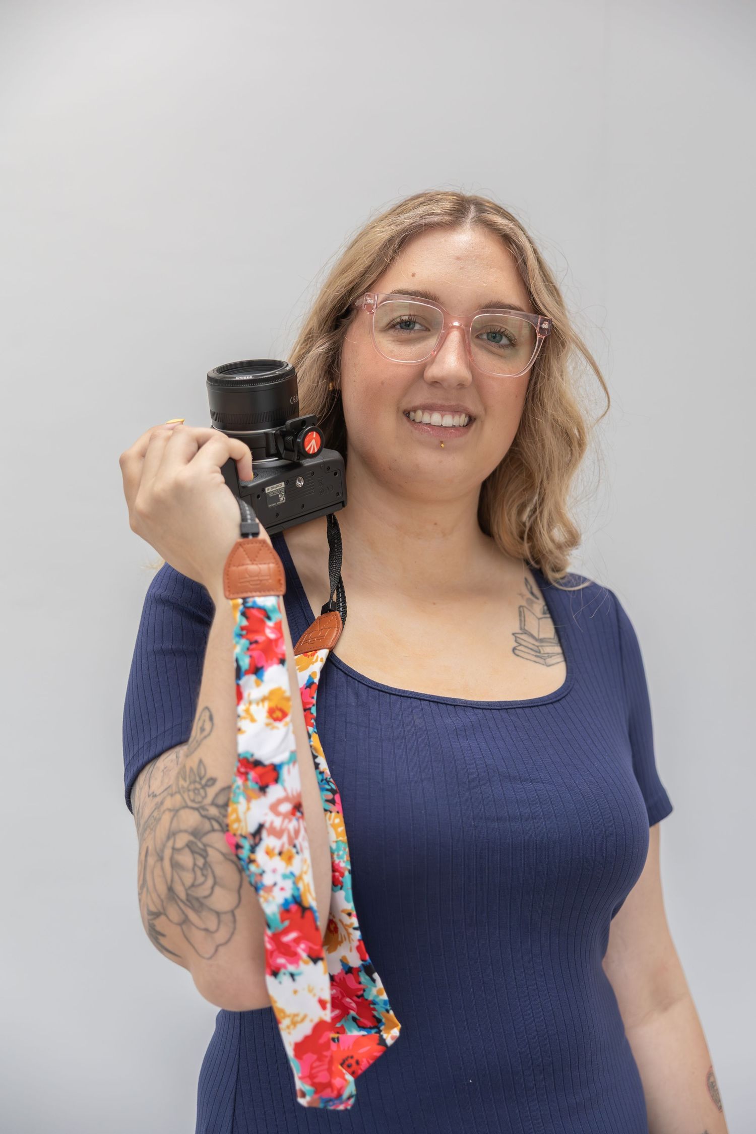 Professional branding session featuring a small business owner with lifestyle portraits, headshots, and authentic brand imagery.