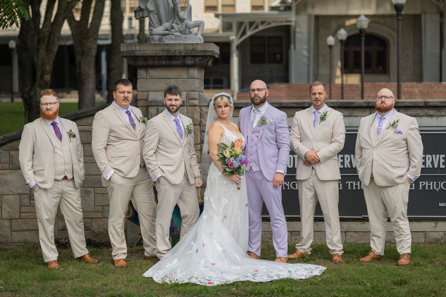 Bride and groom sharing joyful moments on their wedding day with timeless portraits, candid emotions, and elegant details.