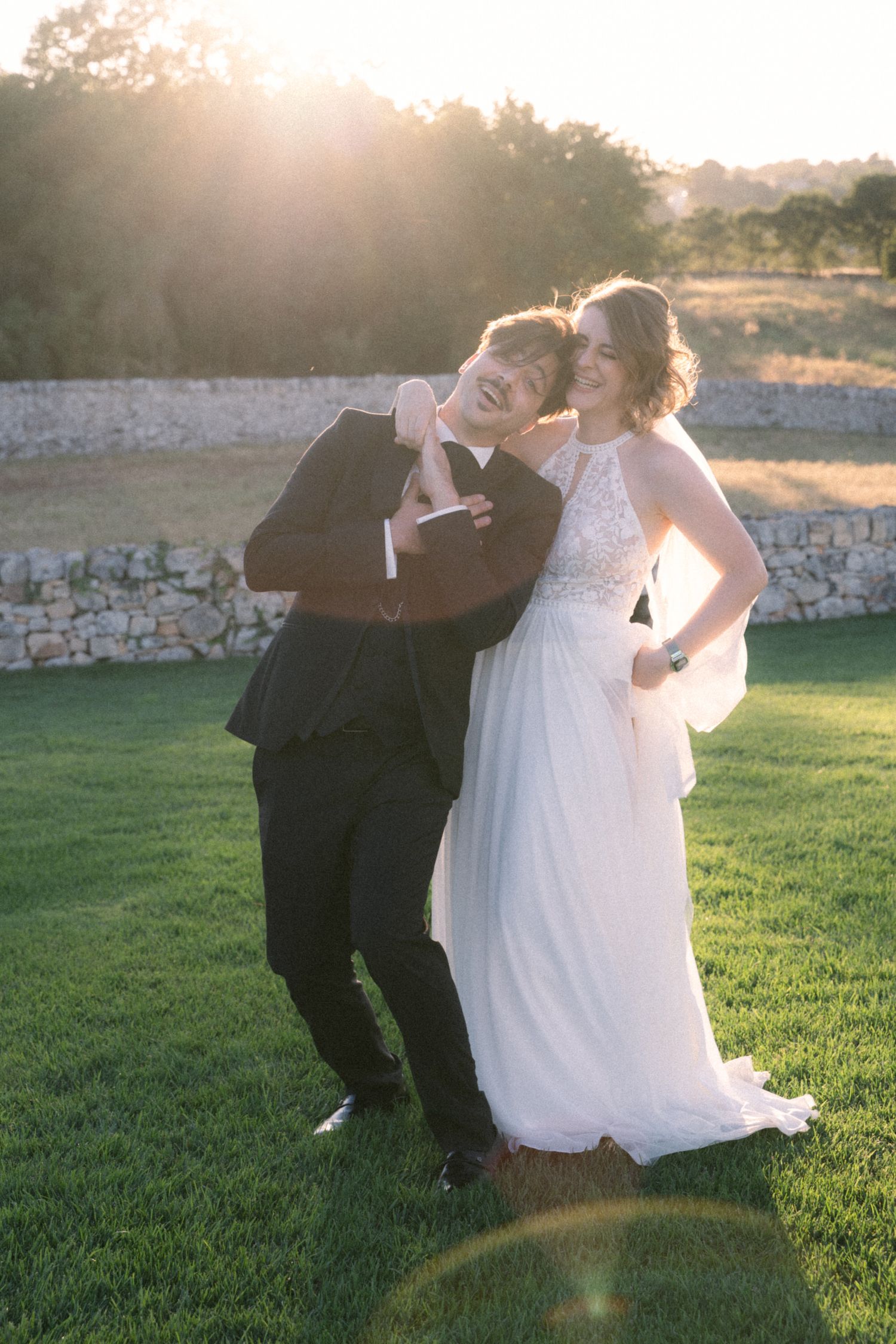 Destination wedding photography in Alberobello, Puglia, captured in digital with a clean and elegant visual style.