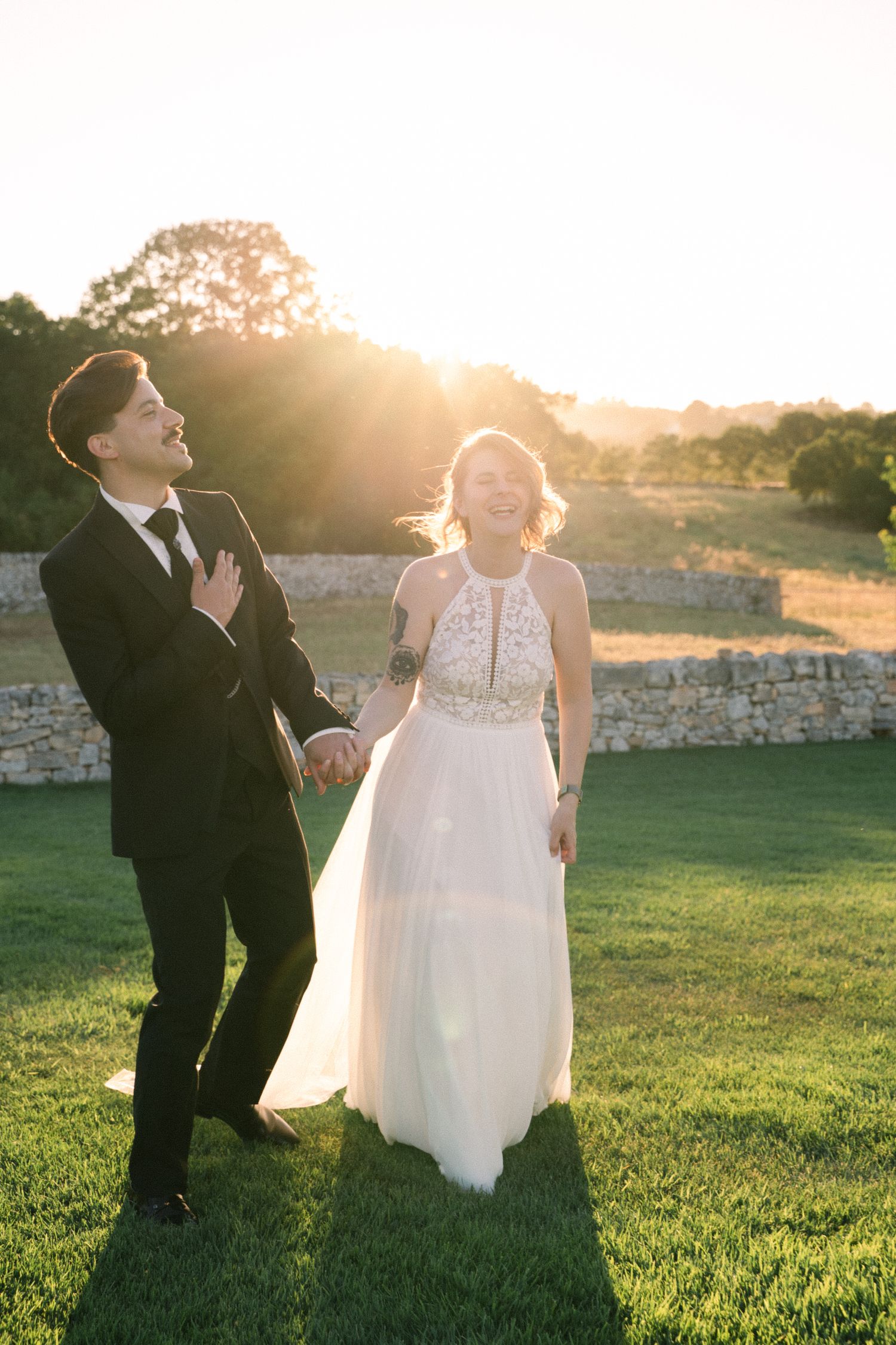 Destination wedding photography in Alberobello, Puglia, captured in digital with a clean and elegant visual style.