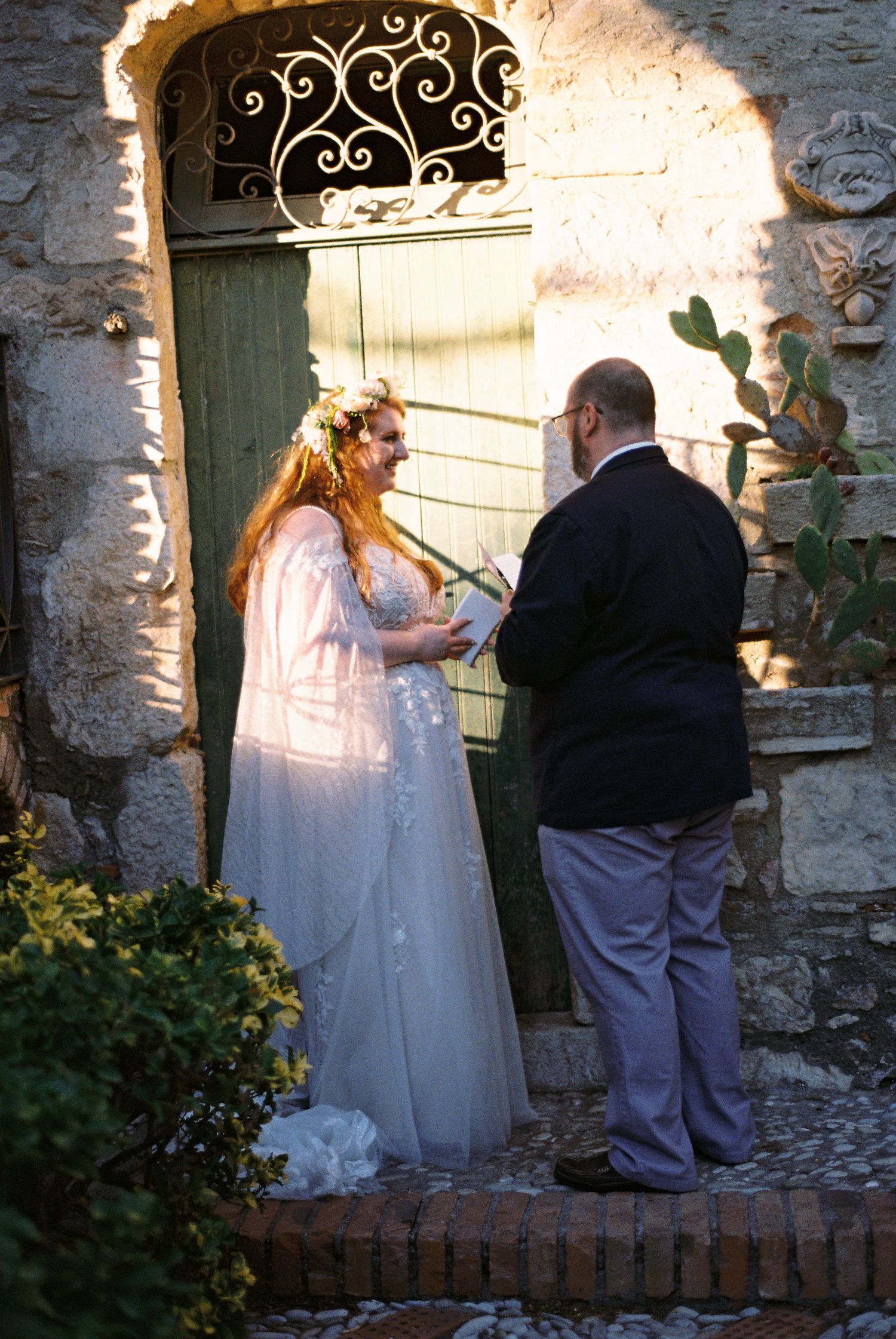 Exchanging Vows in Taormina, Sicily
