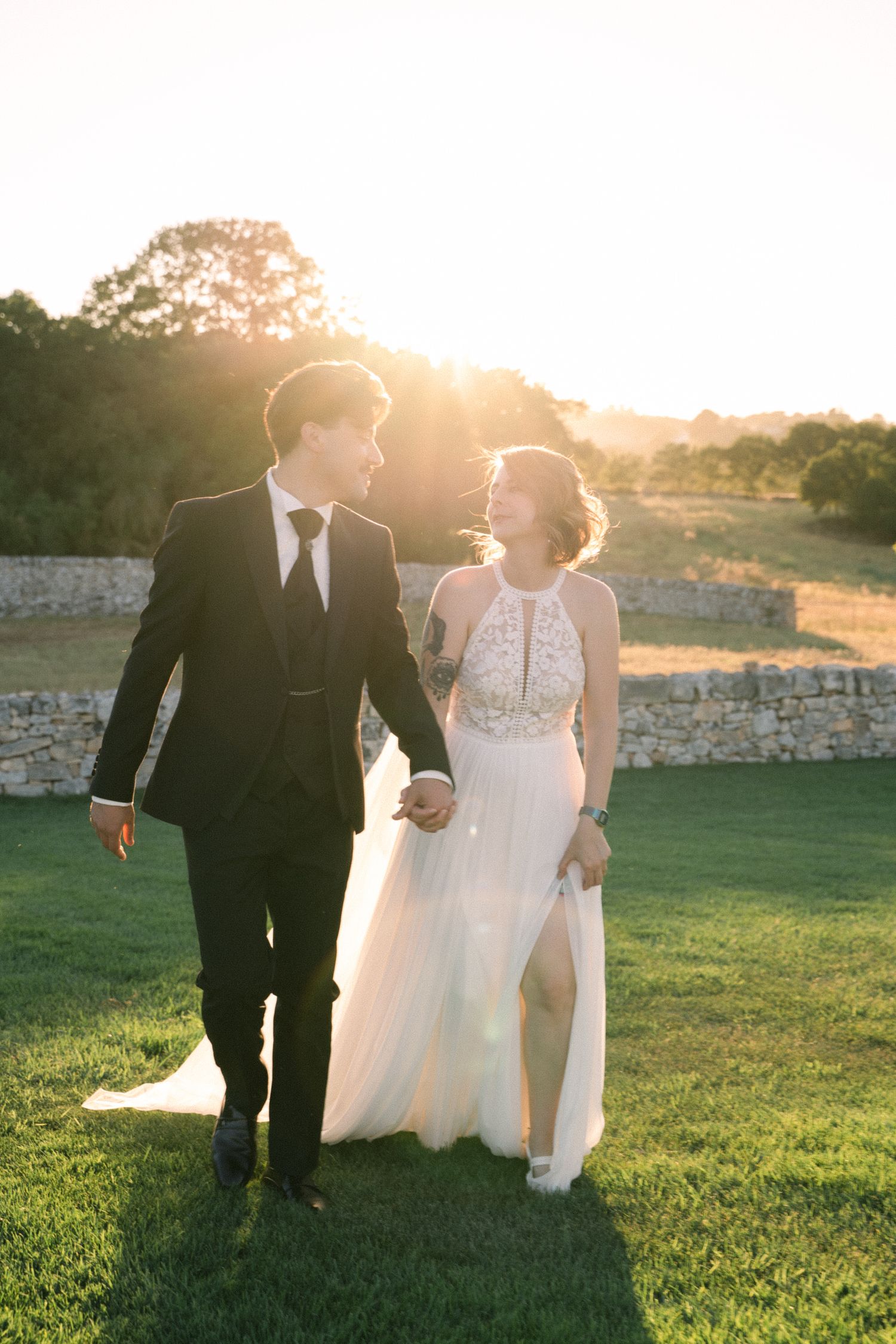 Destination wedding photography in Alberobello, Puglia, captured in digital with a clean and elegant visual style.