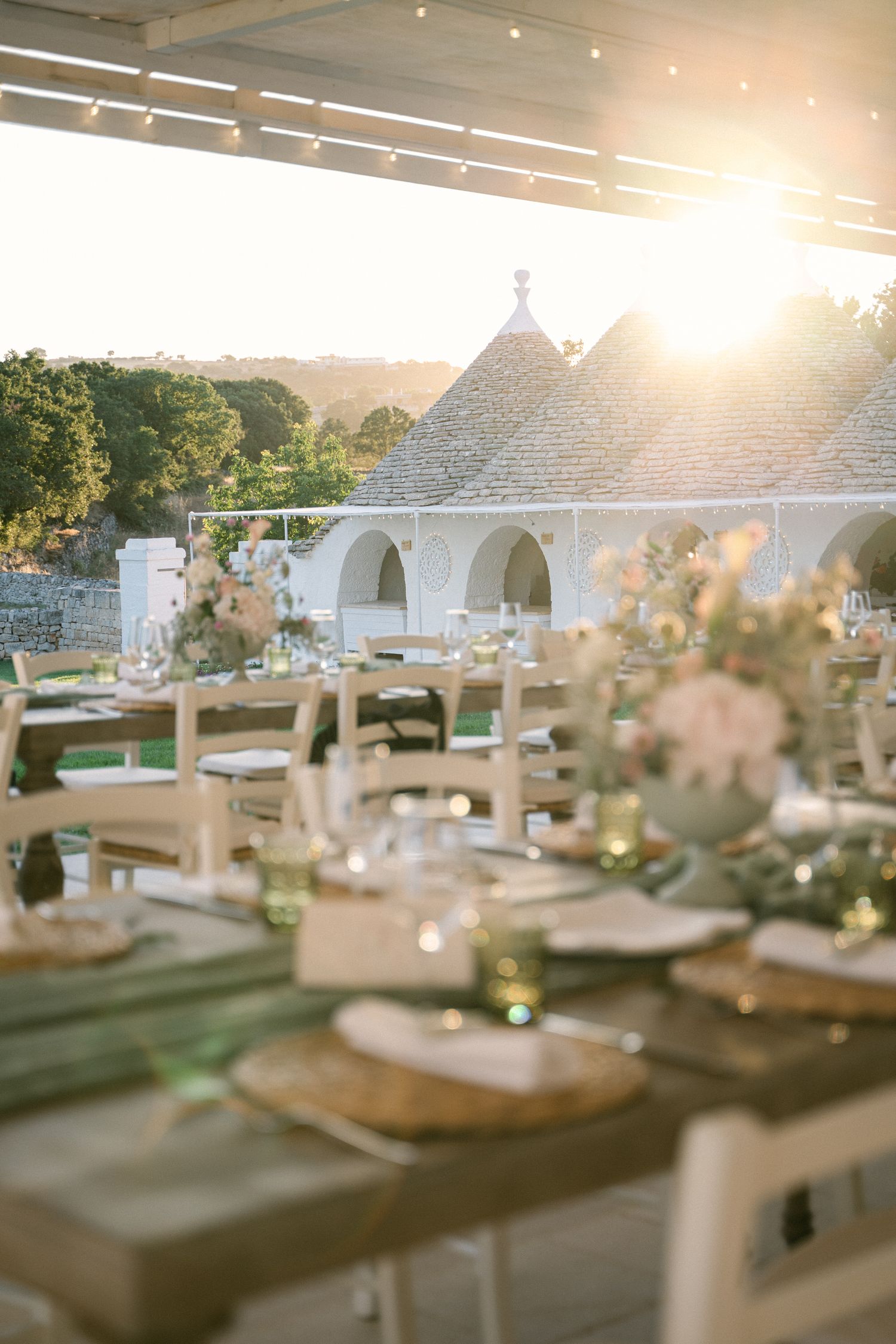 Destination wedding photography in Alberobello, Puglia, captured in digital with a clean and elegant visual style.