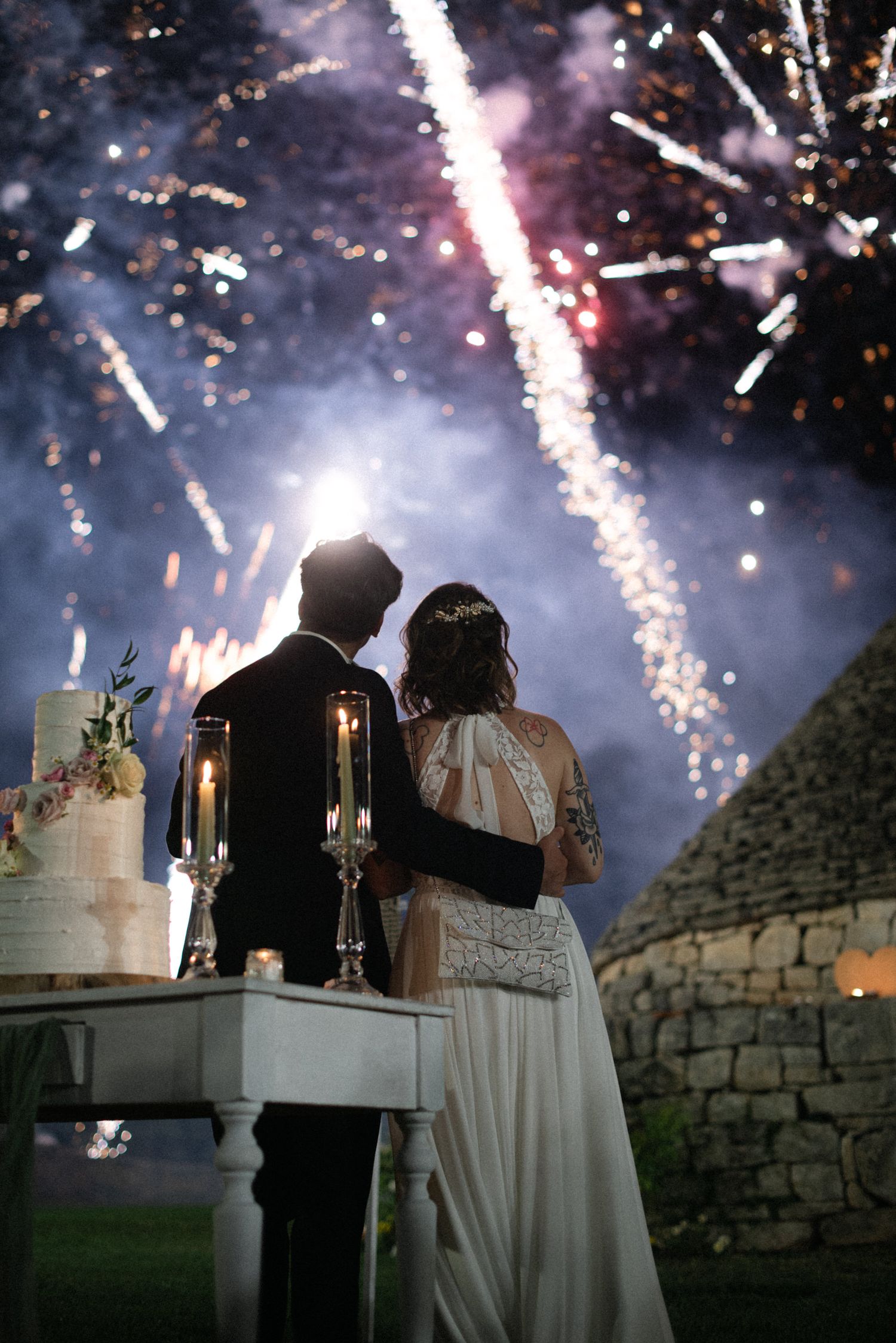 Destination wedding photography in Alberobello, Puglia, captured in digital with a clean and elegant visual style.