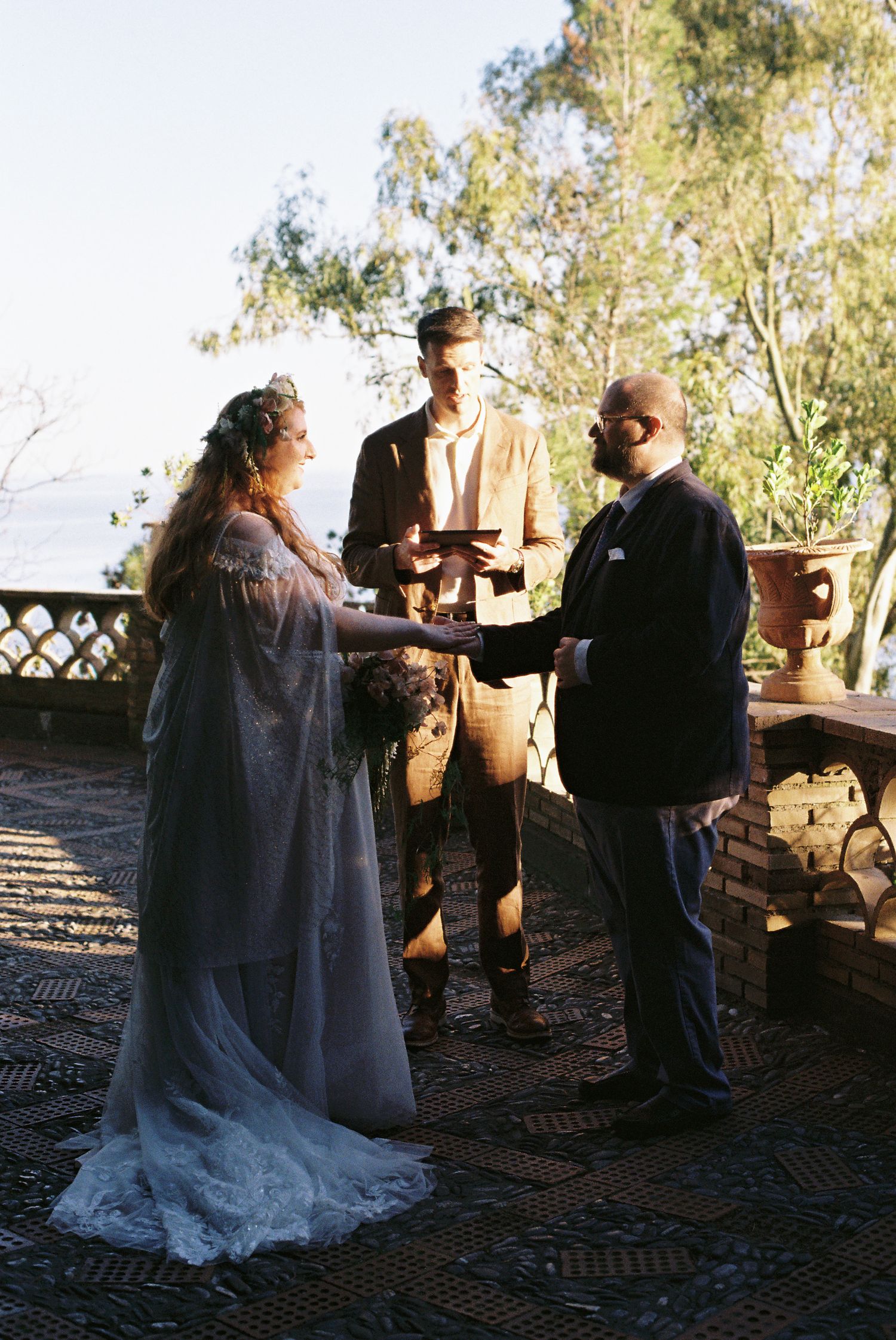 Exchanging Vows in Taormina, Sicily
