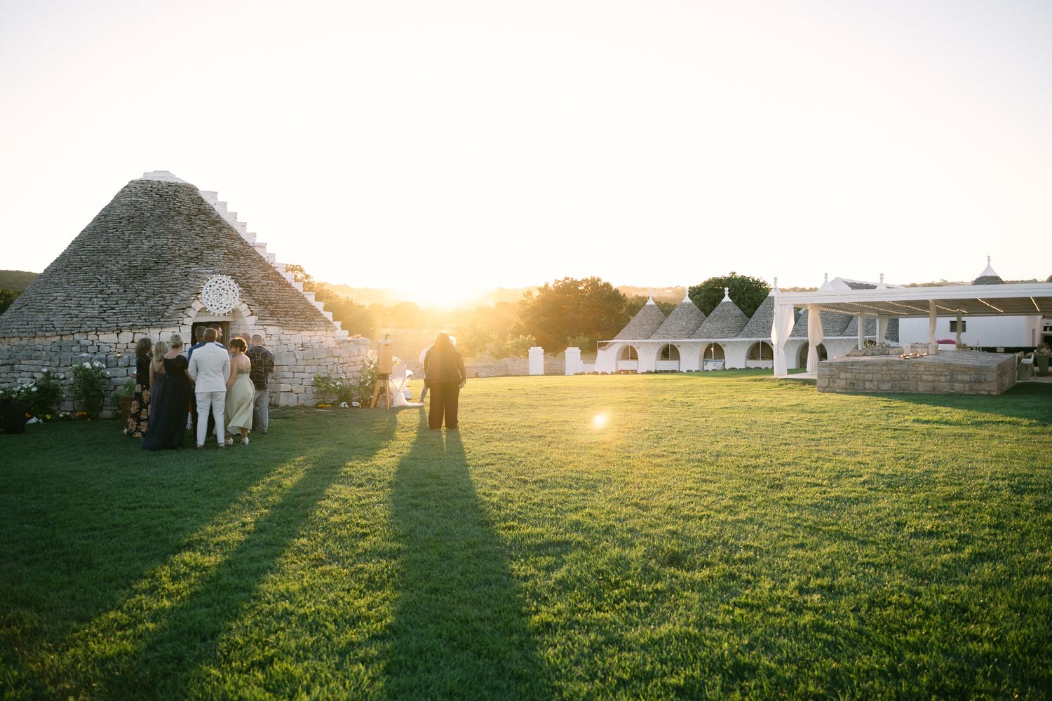 Destination wedding photography in Alberobello, Puglia, captured in digital with a clean and elegant visual style.