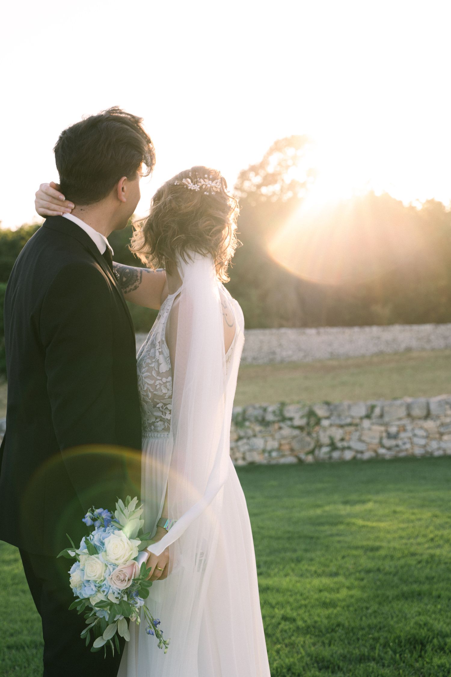 Destination wedding photography in Alberobello, Puglia, captured in digital with a clean and elegant visual style.