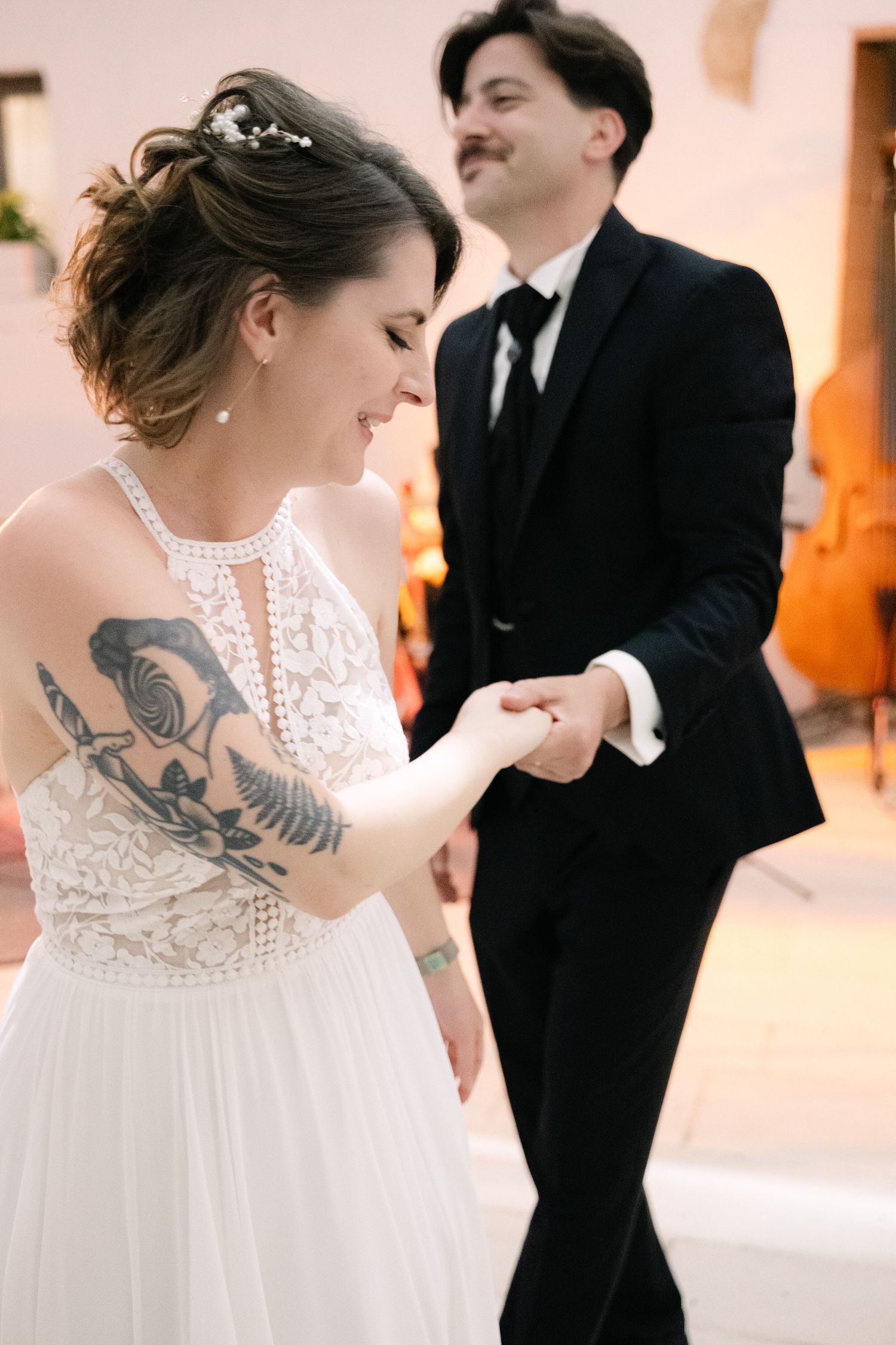 Destination wedding photography in Alberobello, Puglia, captured in digital with a clean and elegant visual style.