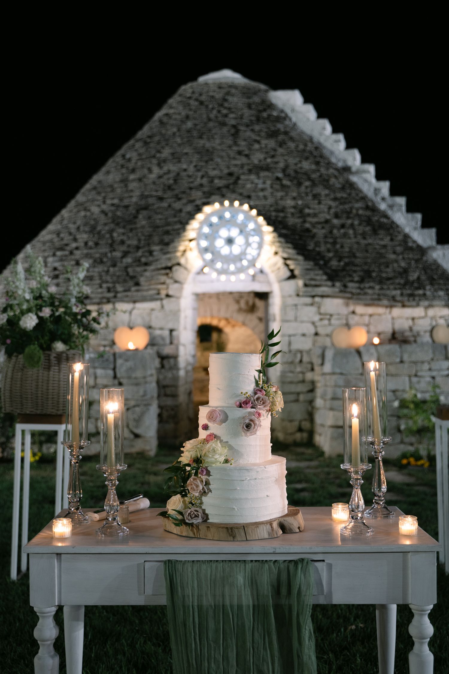Destination wedding photography in Alberobello, Puglia, captured in digital with a clean and elegant visual style.