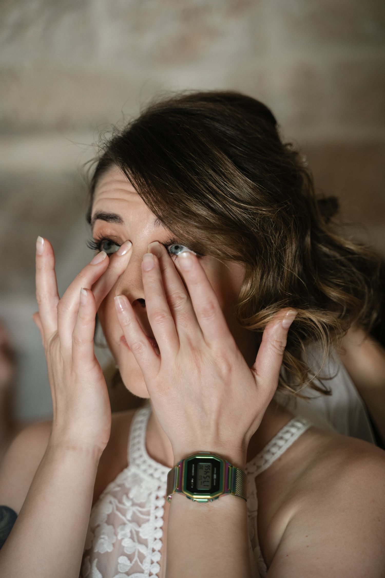 Destination wedding photography in Alberobello, Puglia, captured in digital with a clean and elegant visual style.