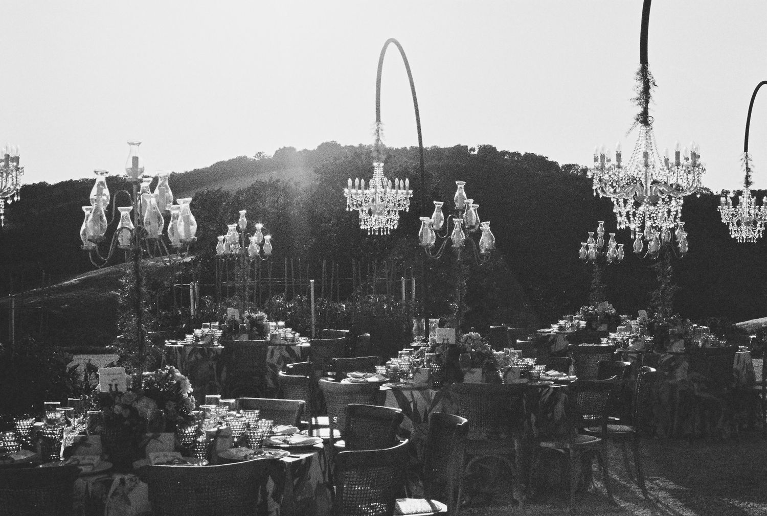 Prince Boateng and Valentina Fradegrada during their wedding in Radicondoli, Siena, captured on 35mm film.