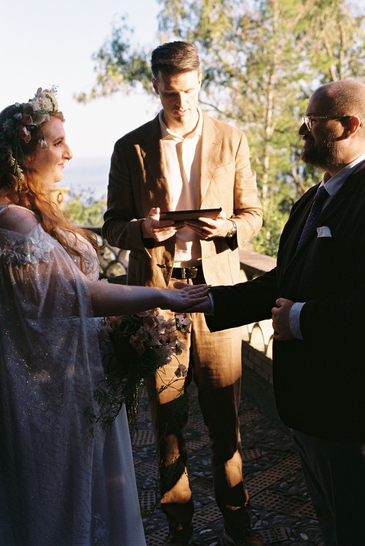 Exchanging Vows in Taormina, Sicily