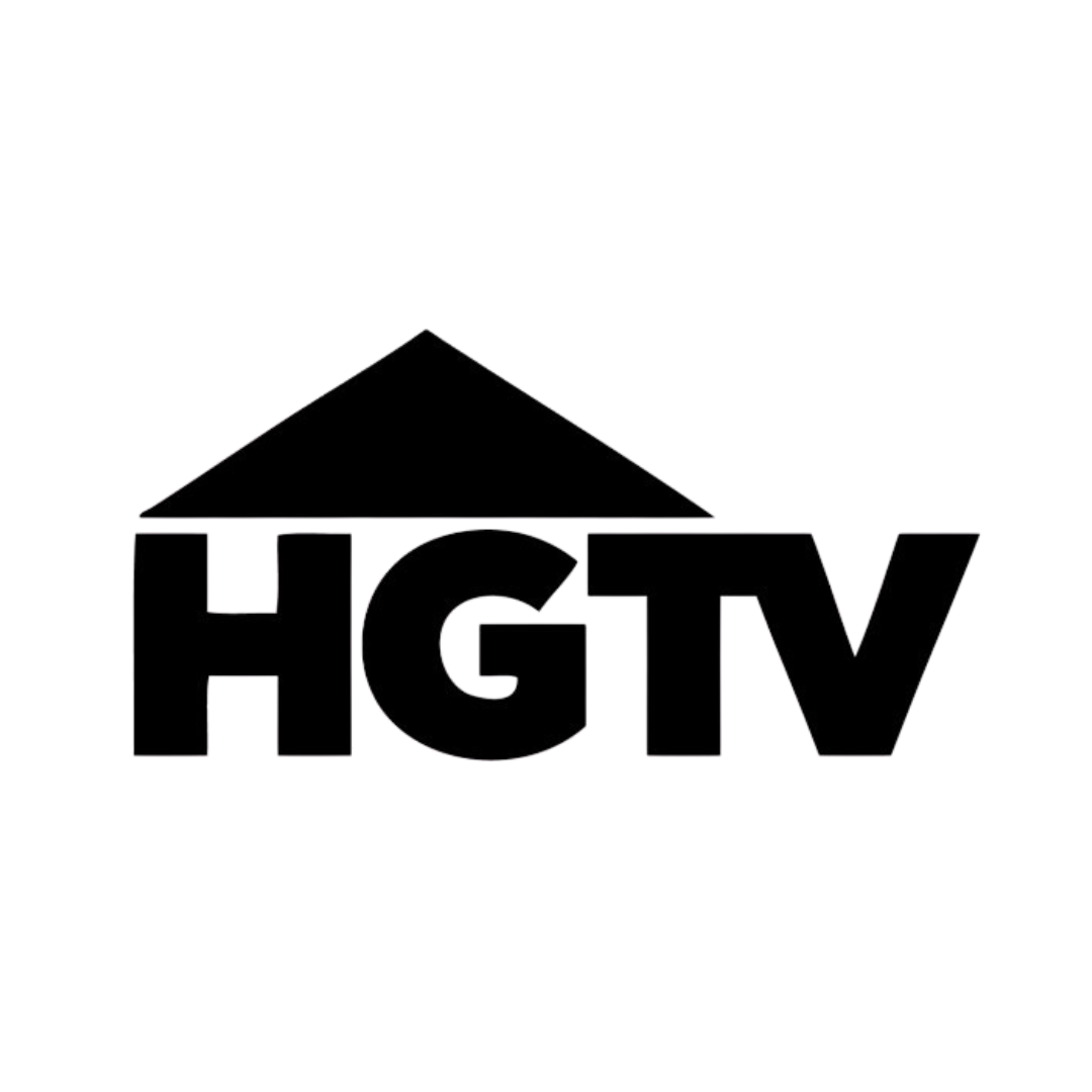 Three television network logos - BET, HGTV, and TLC - shown in black against a white background.
