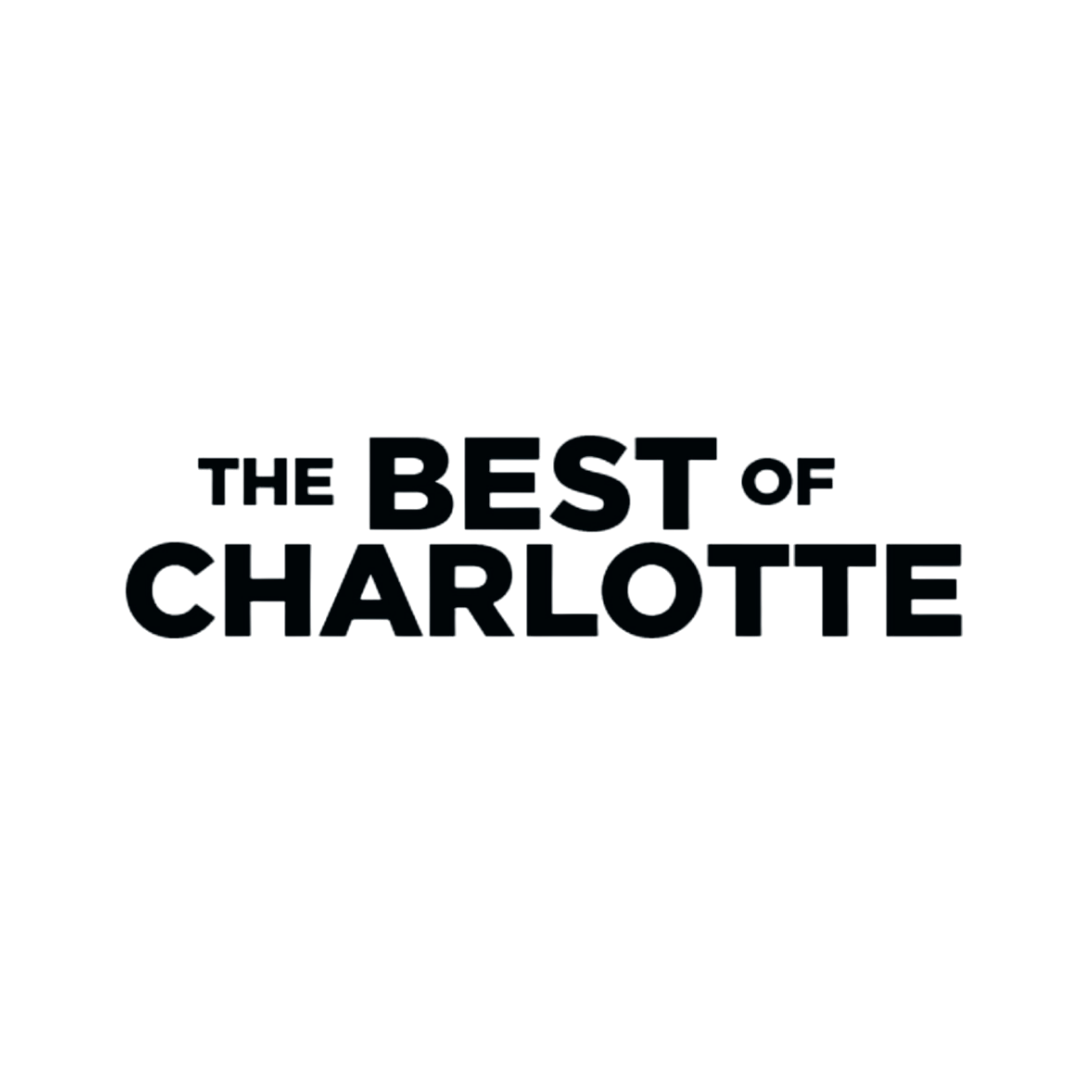 Black text logo for The Best of Charlotte in a modern sans-serif typeface.