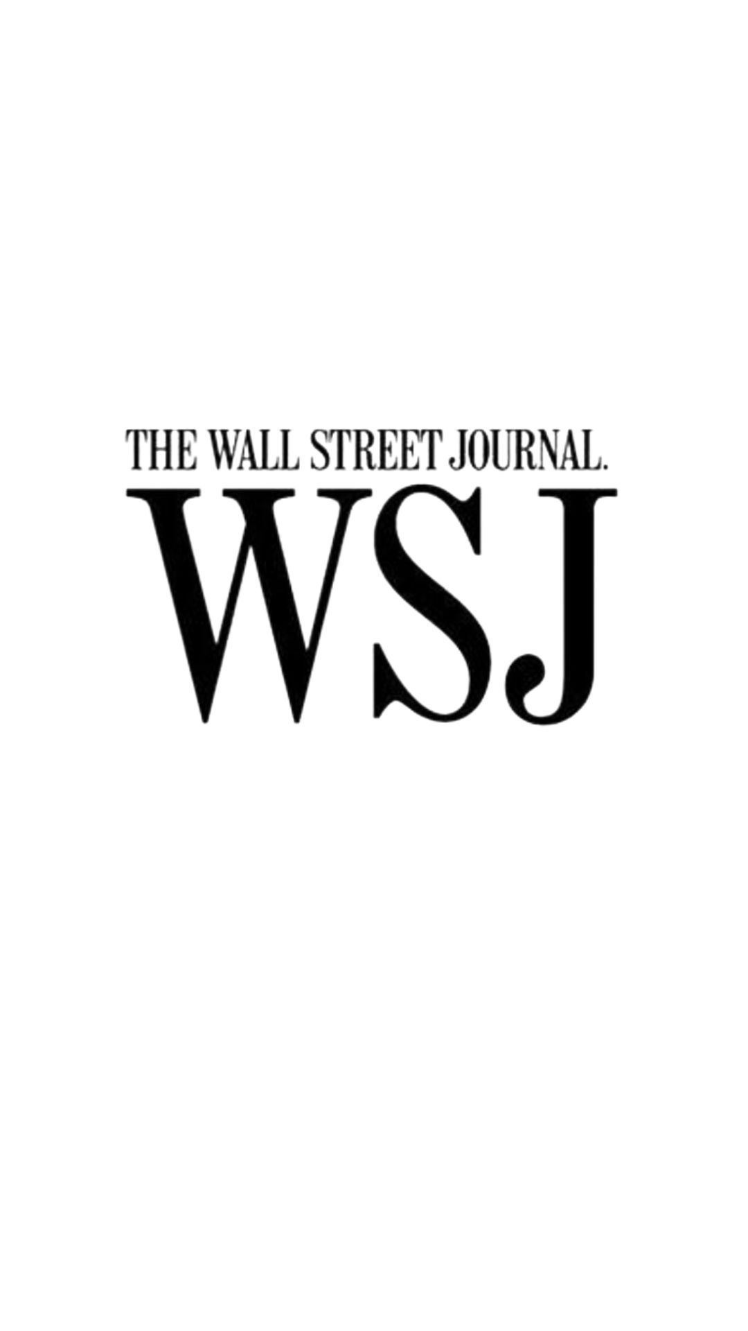 The Wall Street Journal logo showing WSJ initials in black text against a white background.