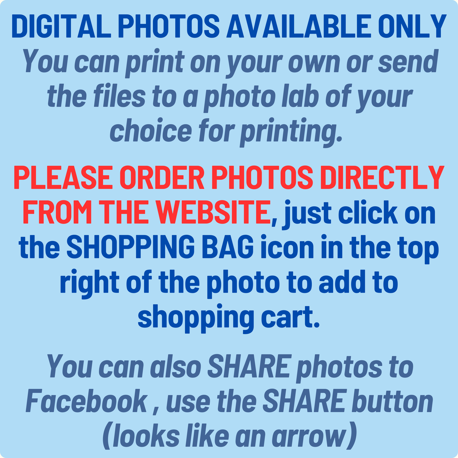 Photo ordering