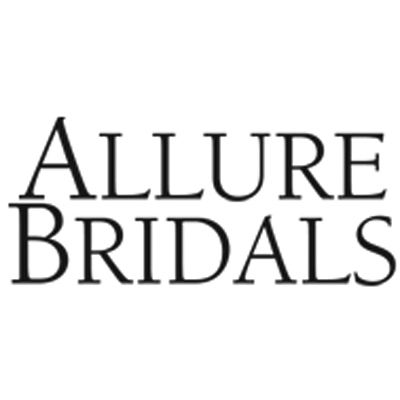 Allure magazine bridal text logo in elegant serif typeface.