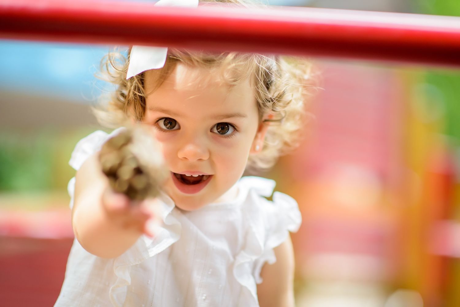 Candid close-up shots showing pure joy and excitement with bright colors.
