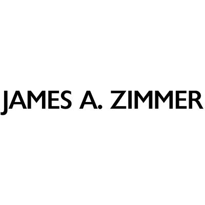 James A. Zimmer text wordmark in bold capital letters.