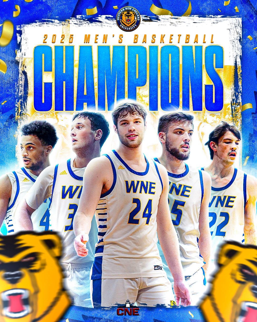 western new england university basketball champions