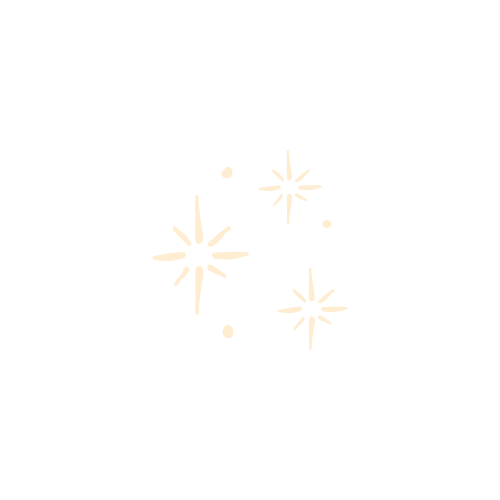 Minimalist white background with subtle gray star shapes scattered in a faint decorative pattern.