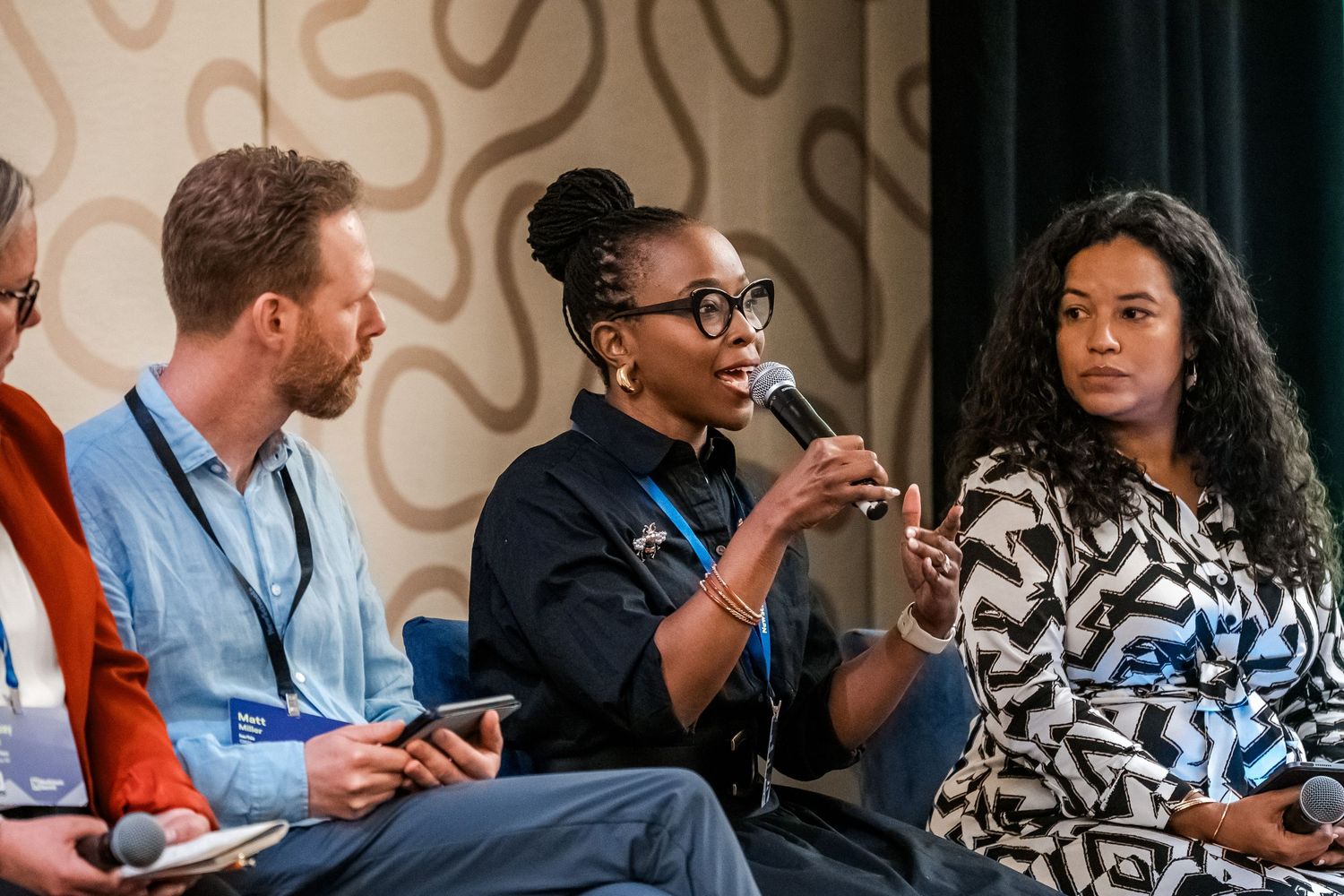 San Francisco corporate photography of panel discussion at conference