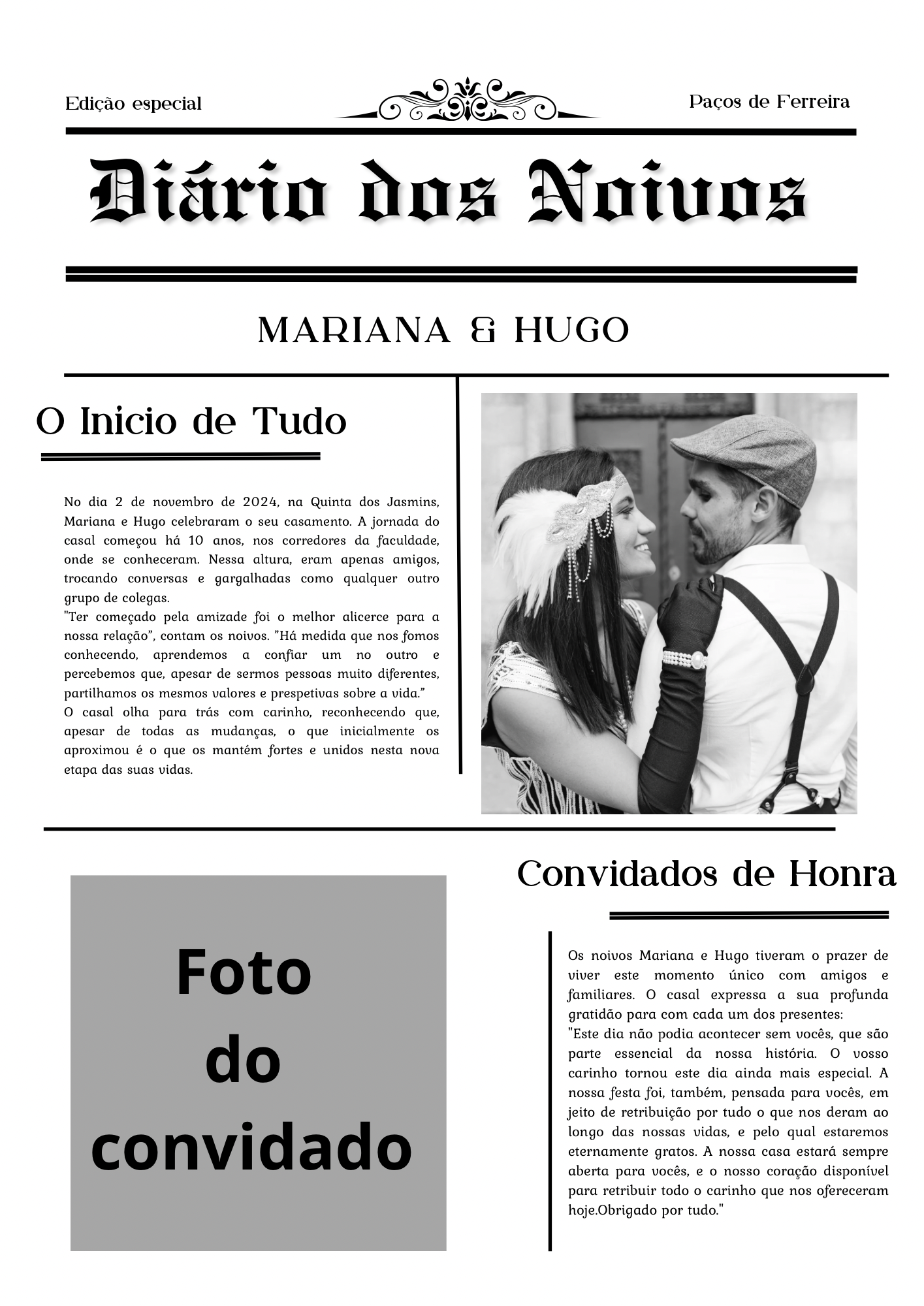 Fotografia documental do casamento no Palácio do Freixo, no Porto.
Momentos reais, emoções verdadeiras e a beleza de uma história contada co
