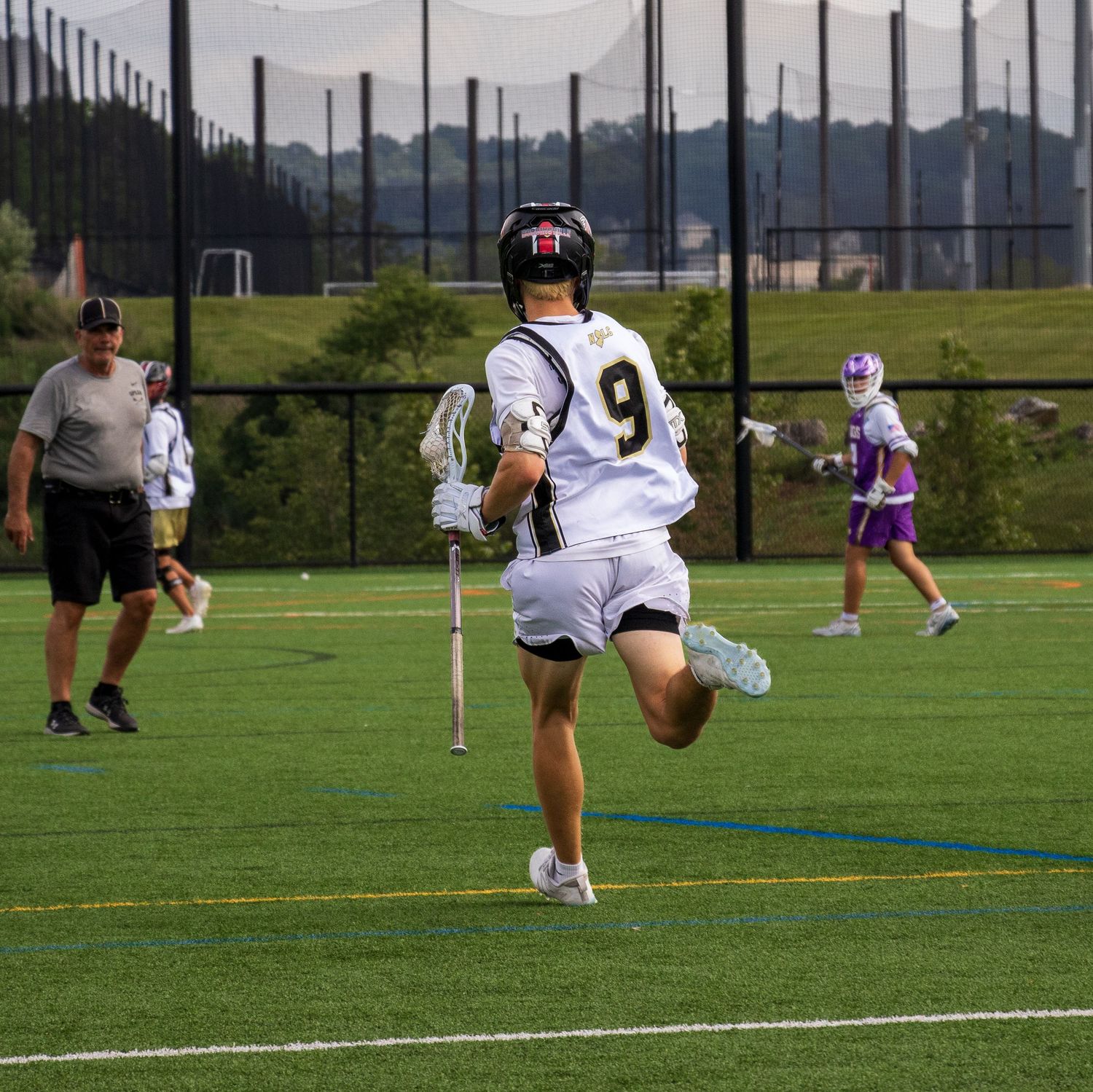 player running