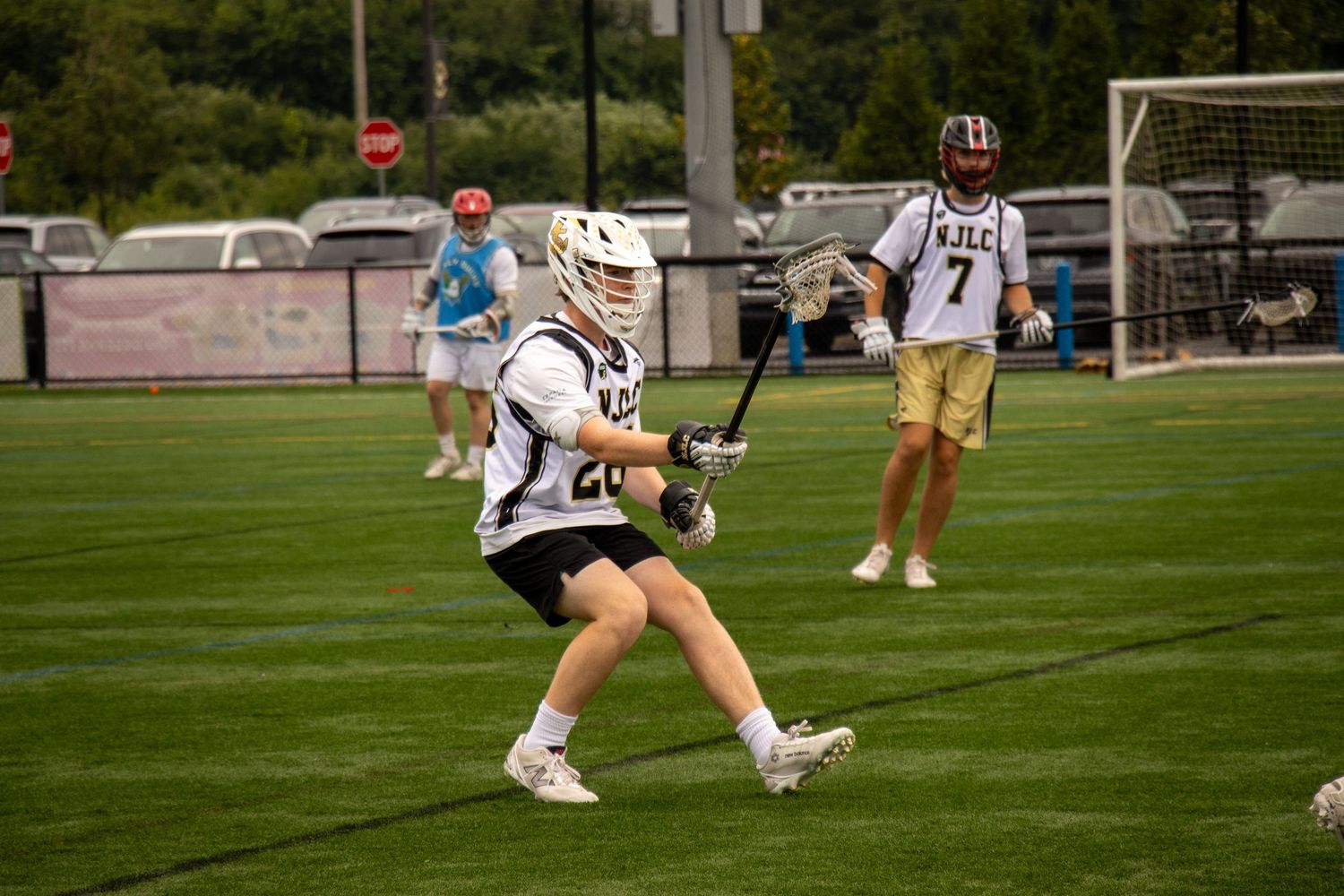 player getting into position