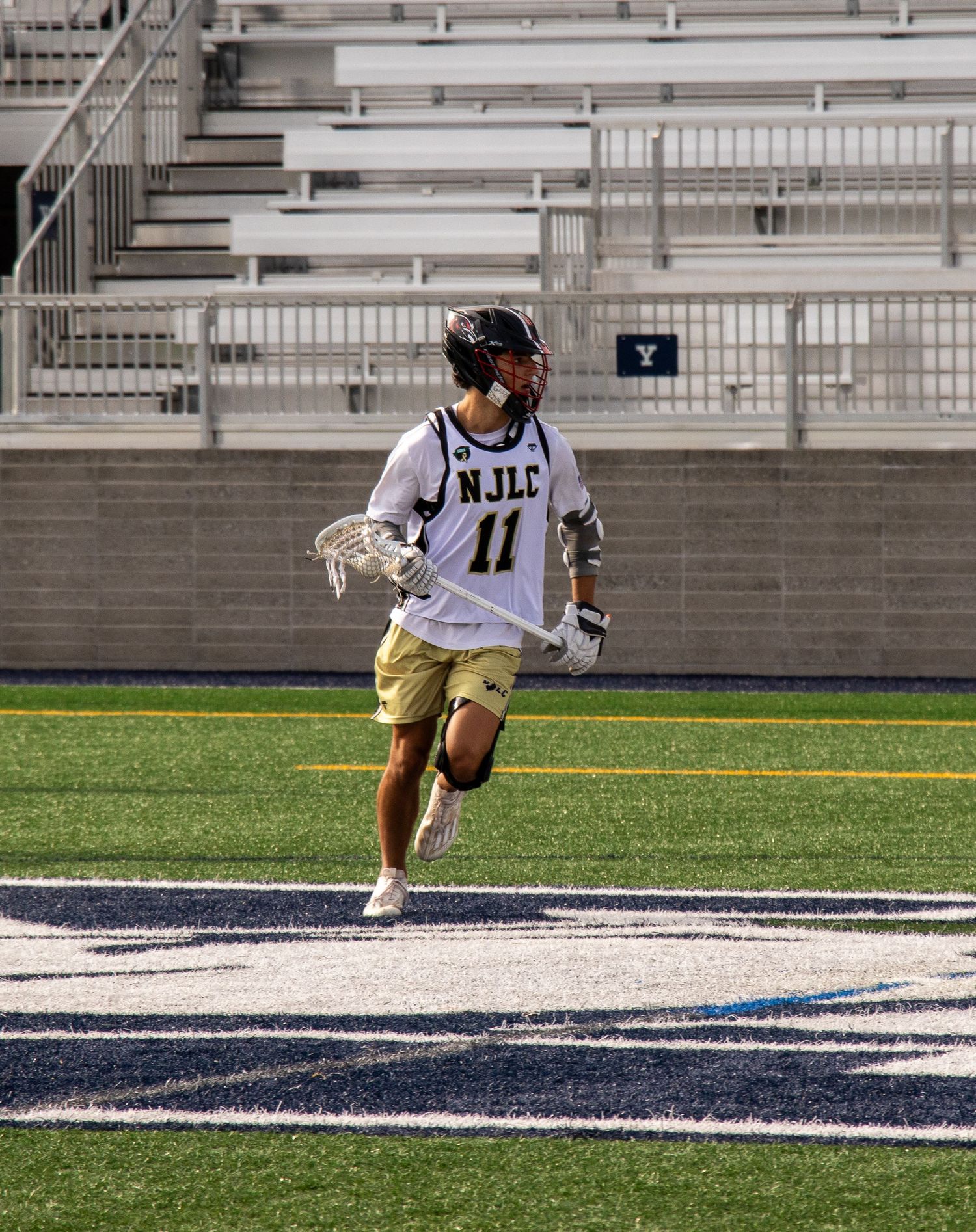 player running