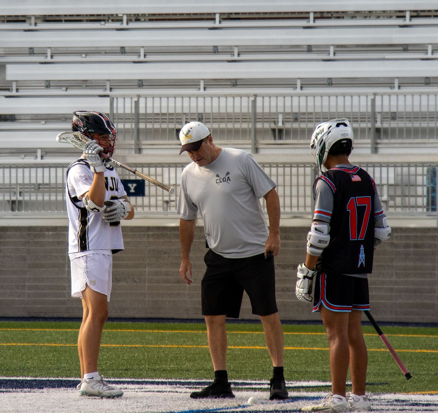 faceoff about to be taken