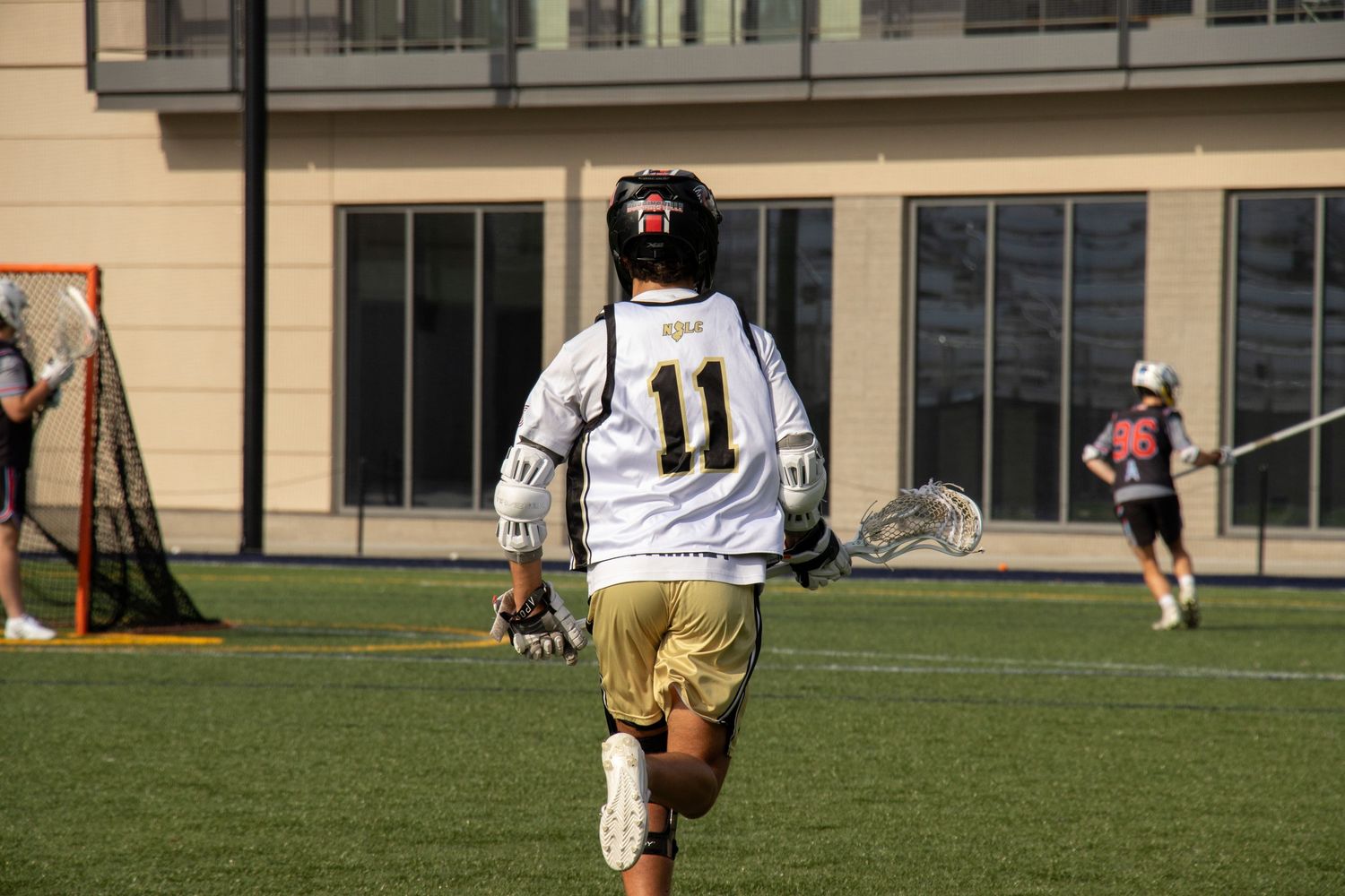 player running