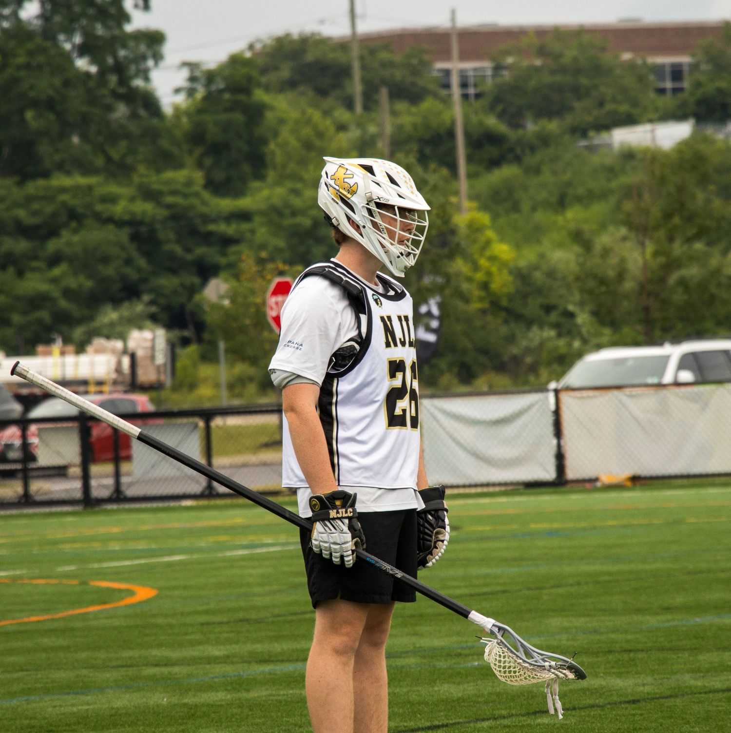 player standing