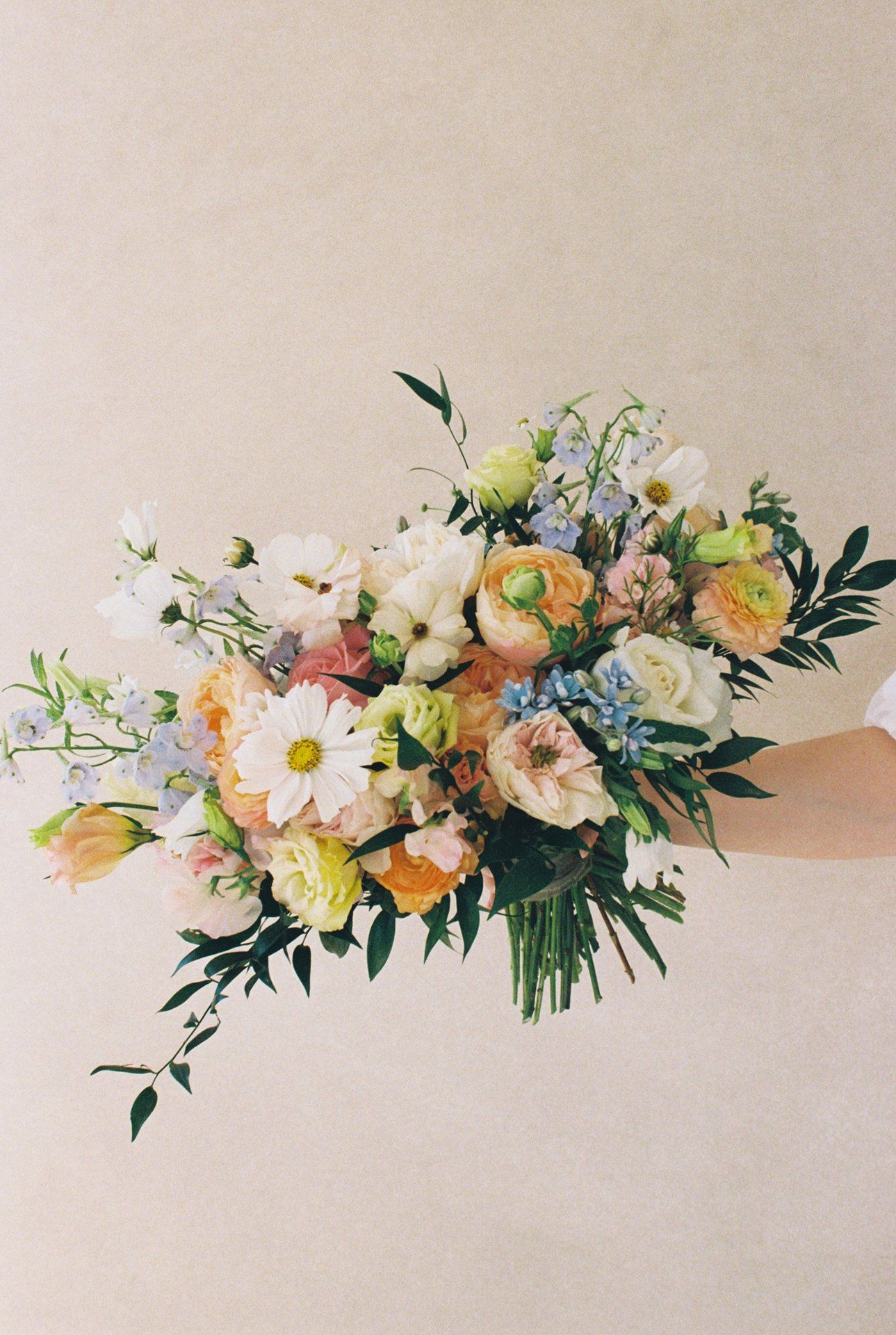 Gorgeous colorful wedding bouquet. The Flower Company NJ. Shannon Greene Photography. Film Wedding Photographer NJ
