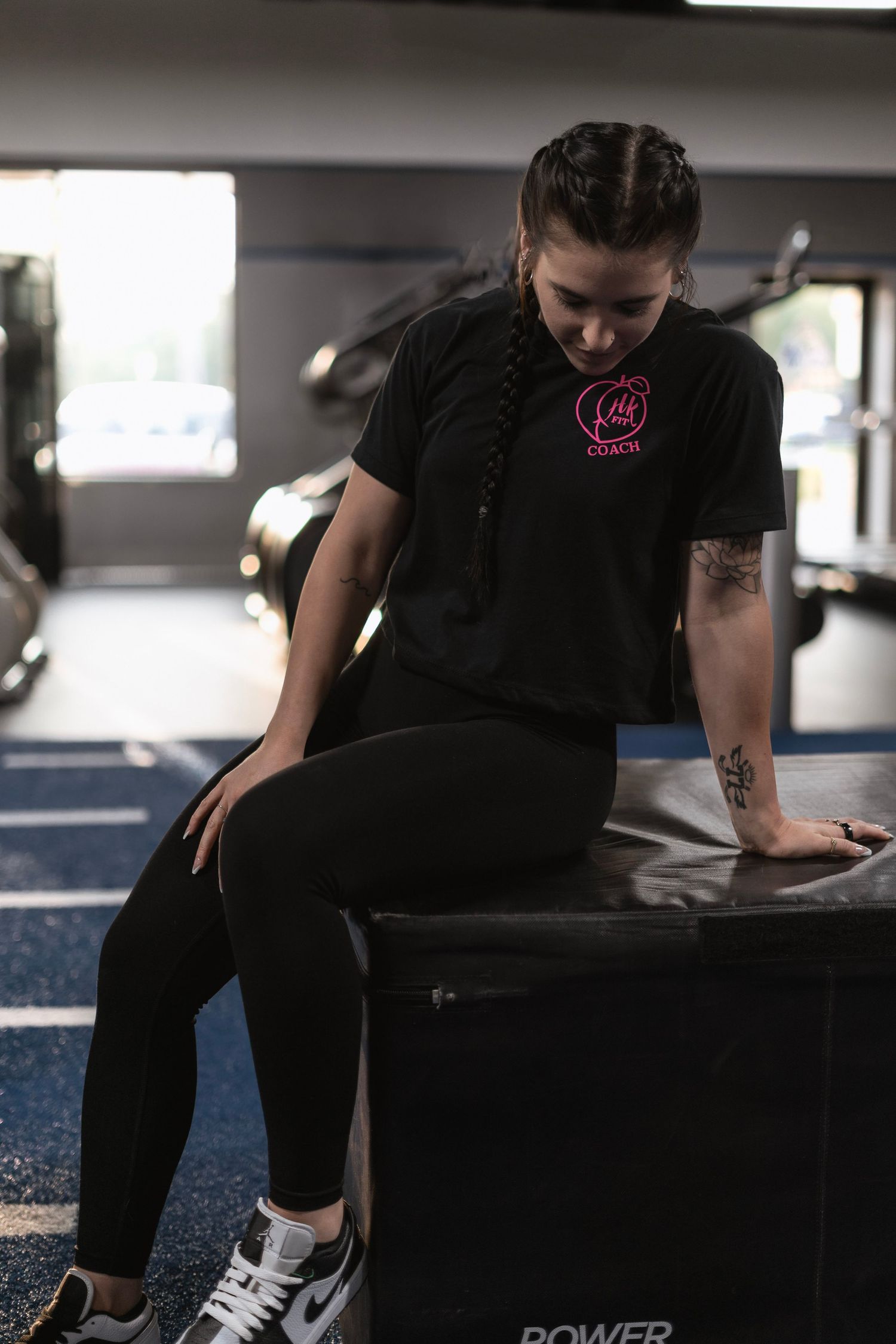 Athlete posing