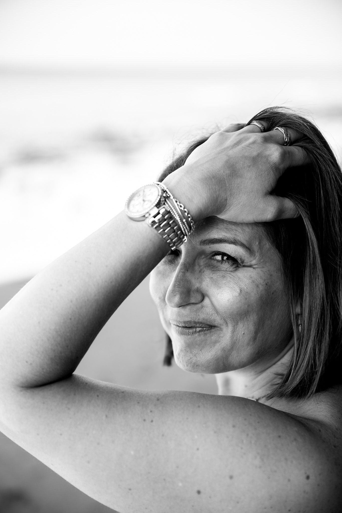 séance photo confiance en soi portrait de femme plage luc sur mer