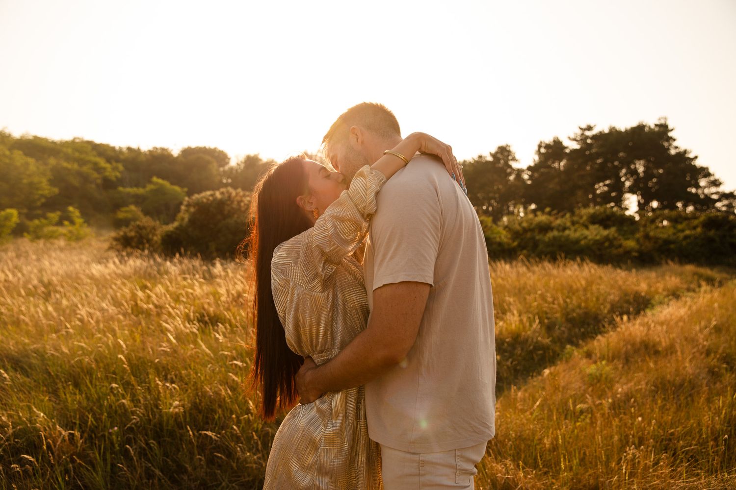 shooting couple coucher du soleil caen normandie