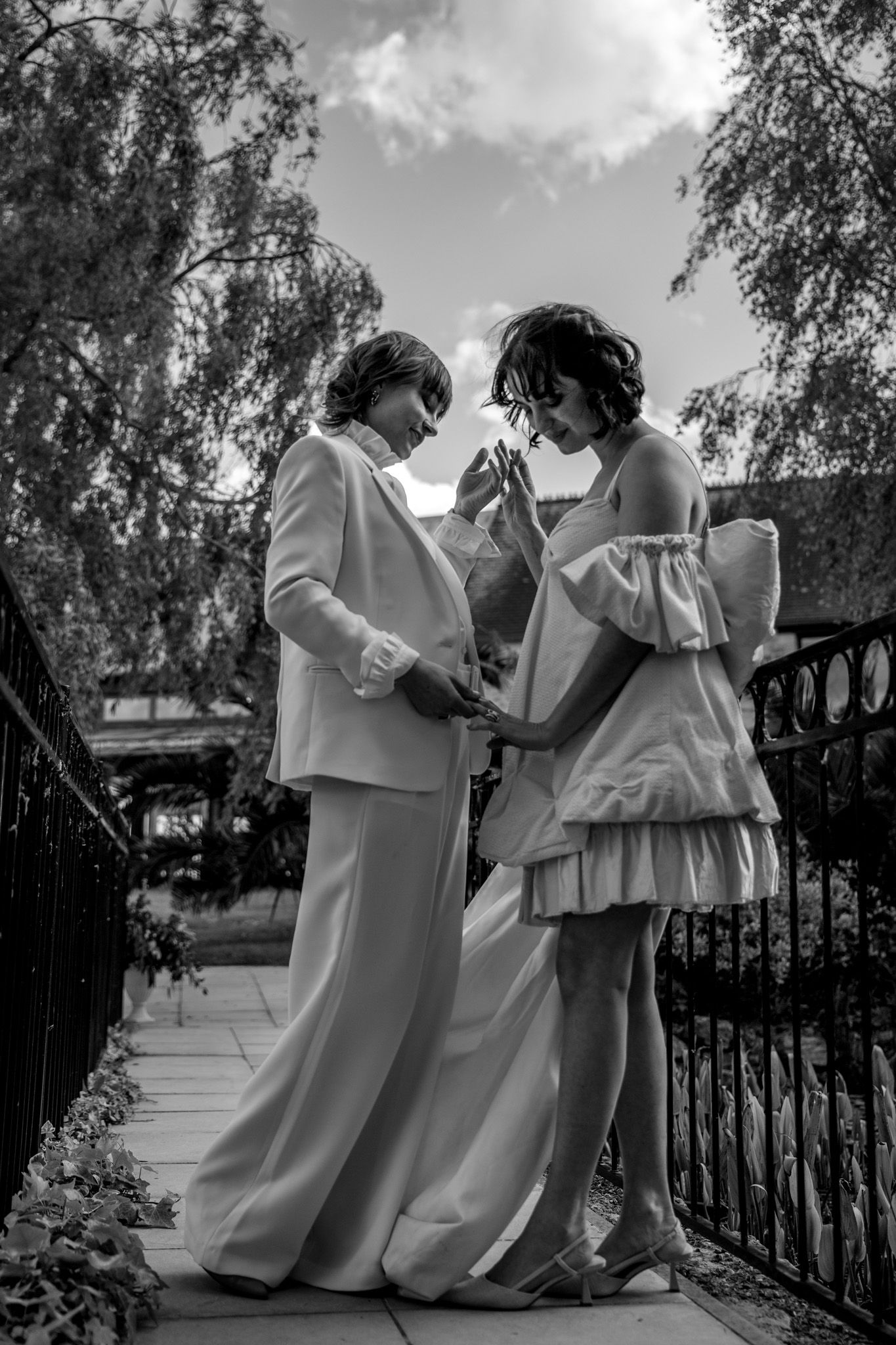 Domaine du Haras du Ry photographe mariage premier regard découverte mariées Normandie