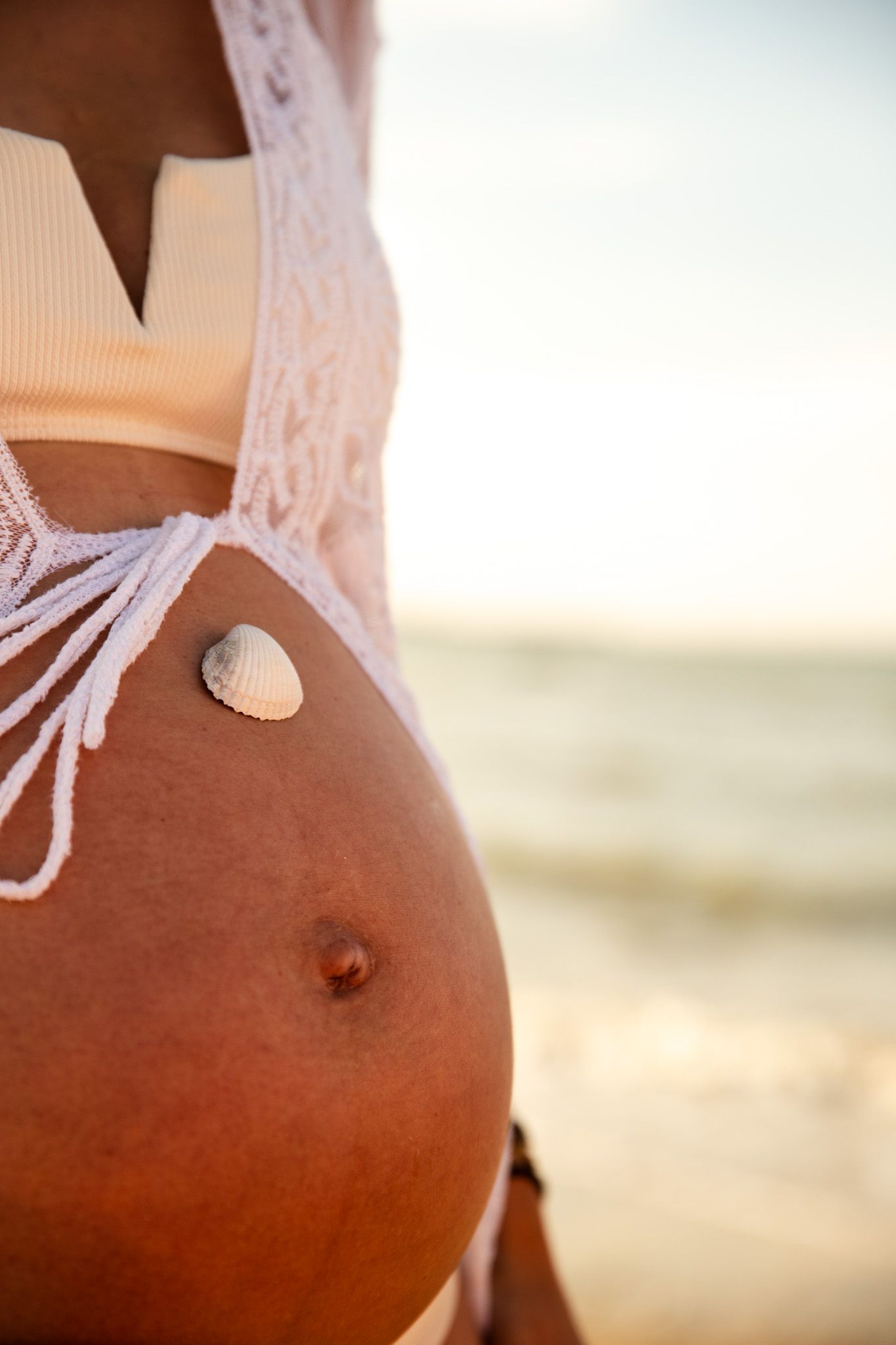Shooting photo grossesse caen plage de luc sur mer