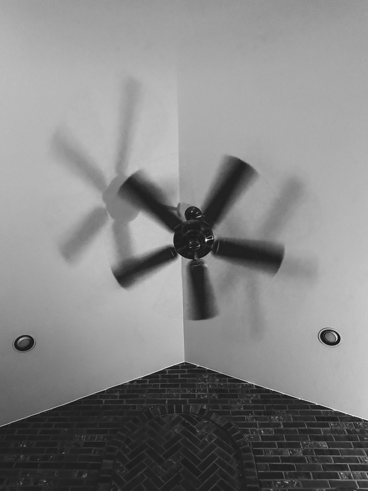 Project 365 photo - ceiling fan in motion.