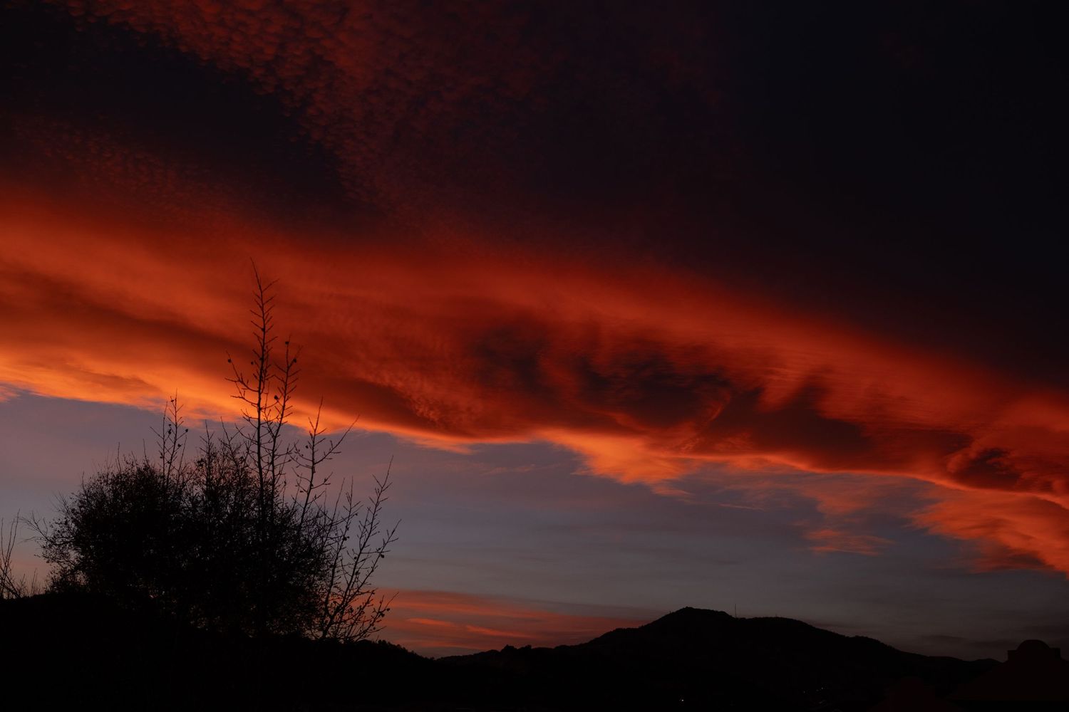 Project 365 - interesting cloud patterns at sunset.