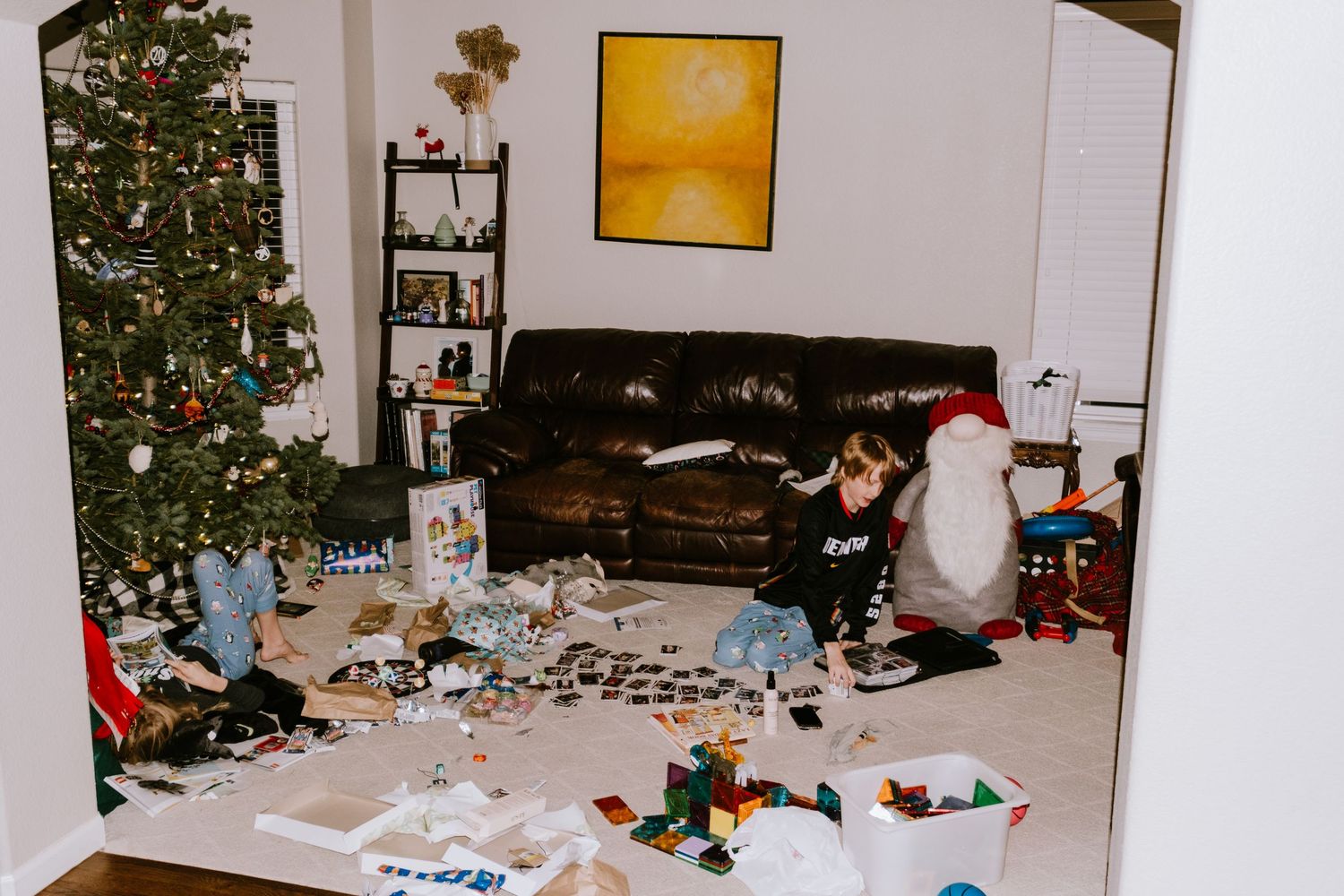 Project 365 - candid family portrait on Christmas.
