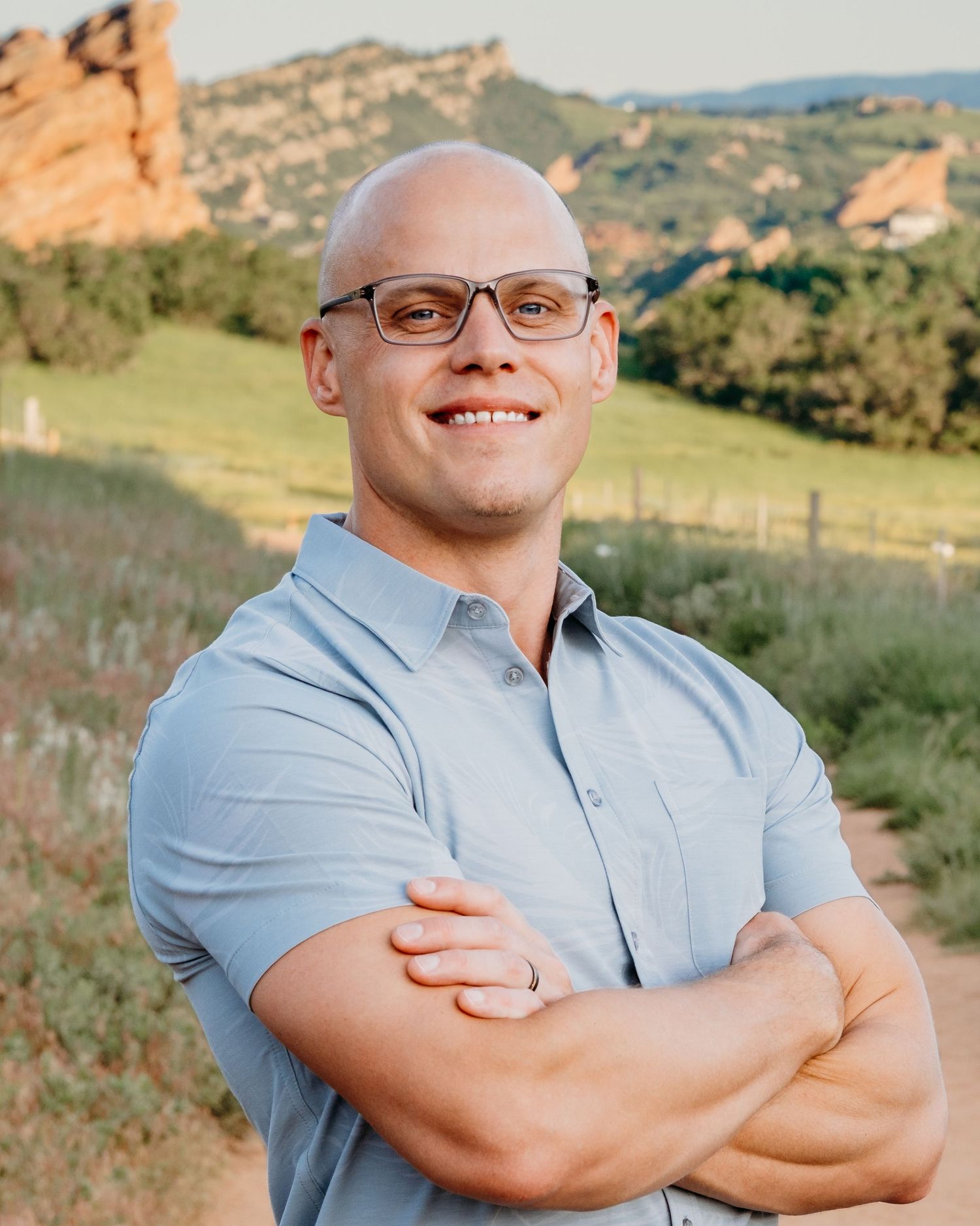 Professional headshot of Denver chiropractor at South Valley Park.