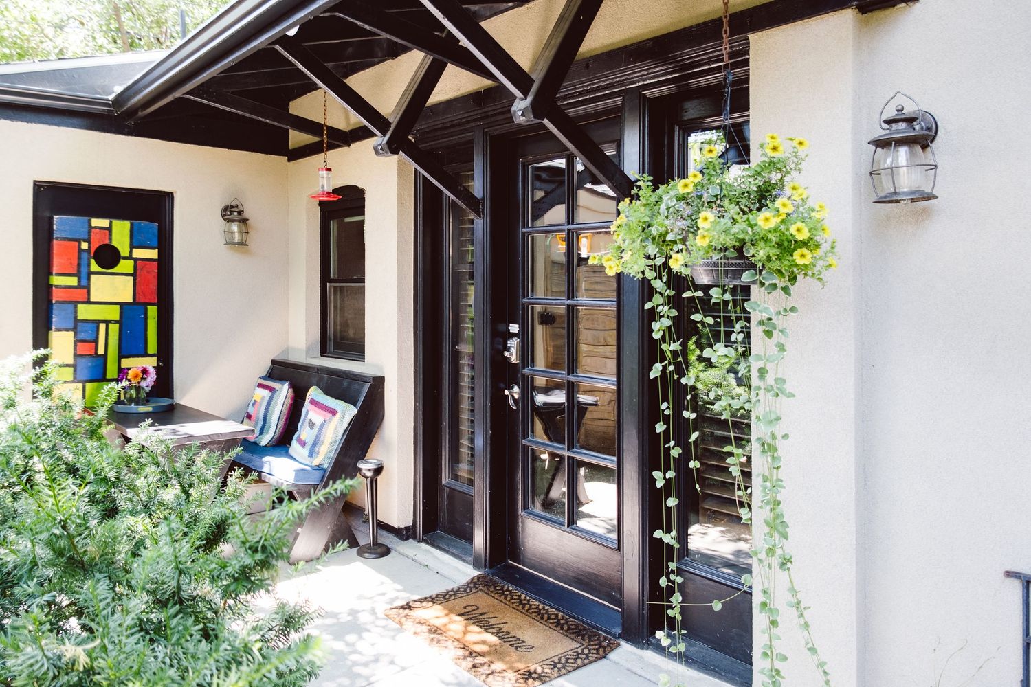 Airbnb photo Denver Colorado professional Denver photographer, entrance to Airbnb rental.