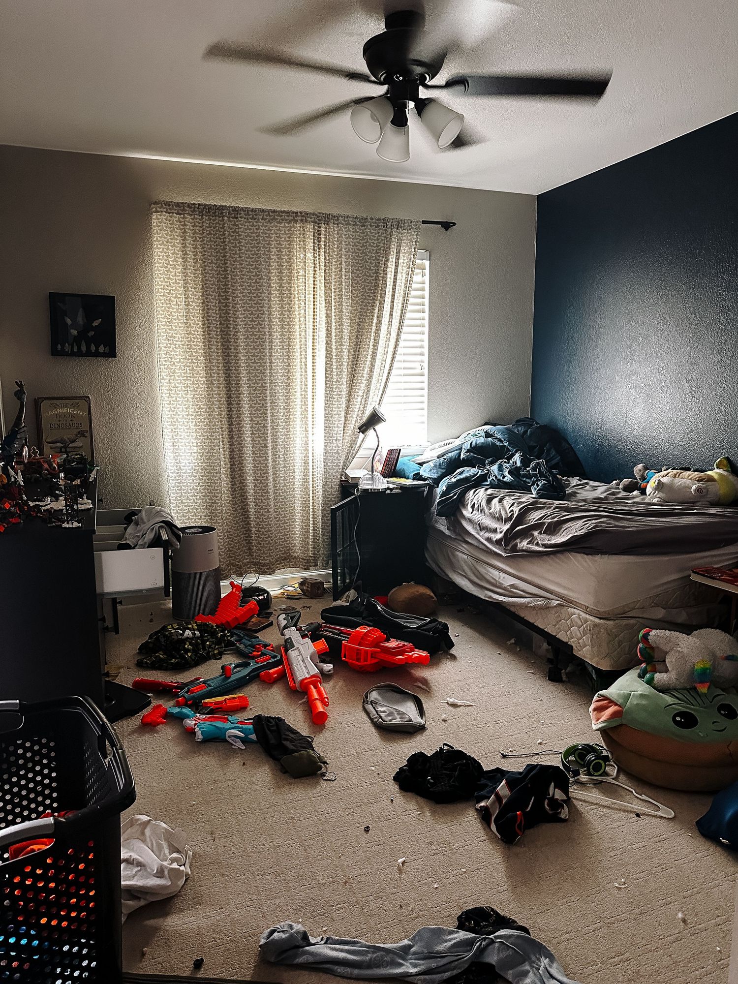 Denver photographer's project 365, June, messy boy room.