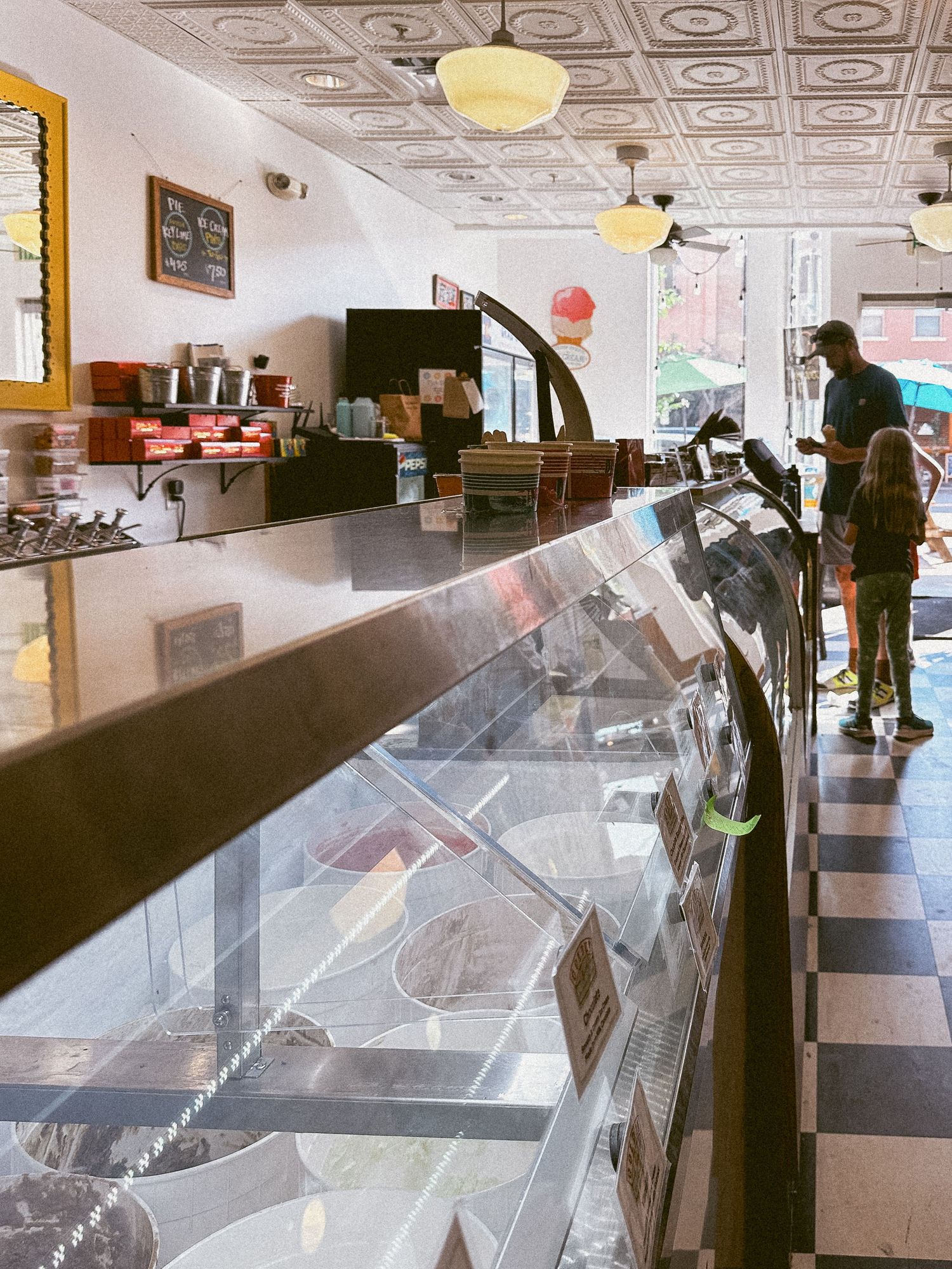 Project 365 photo - family at vintage ice cream shop in Golden, Colorado.