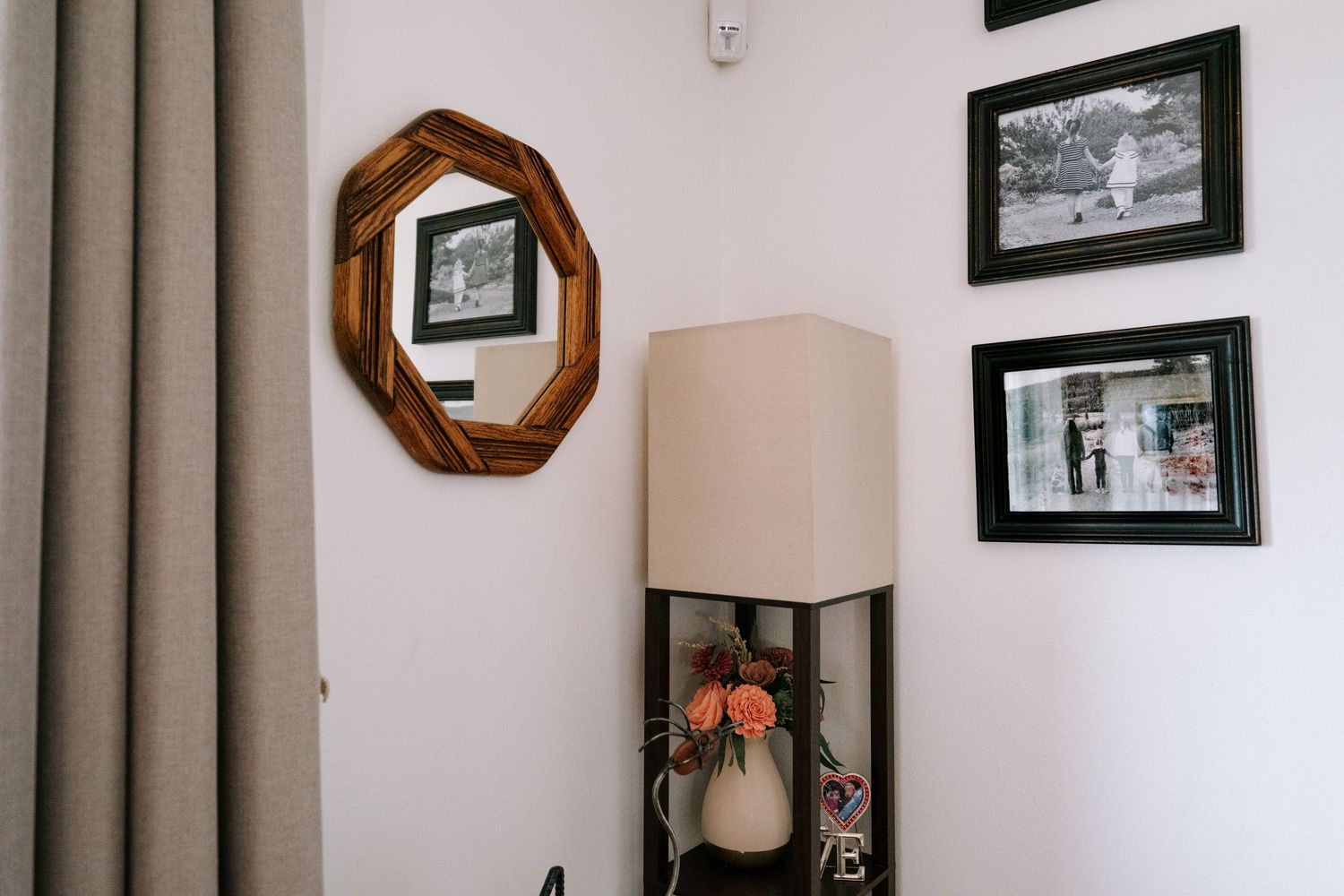 Details of family home in documentary Denver home session.