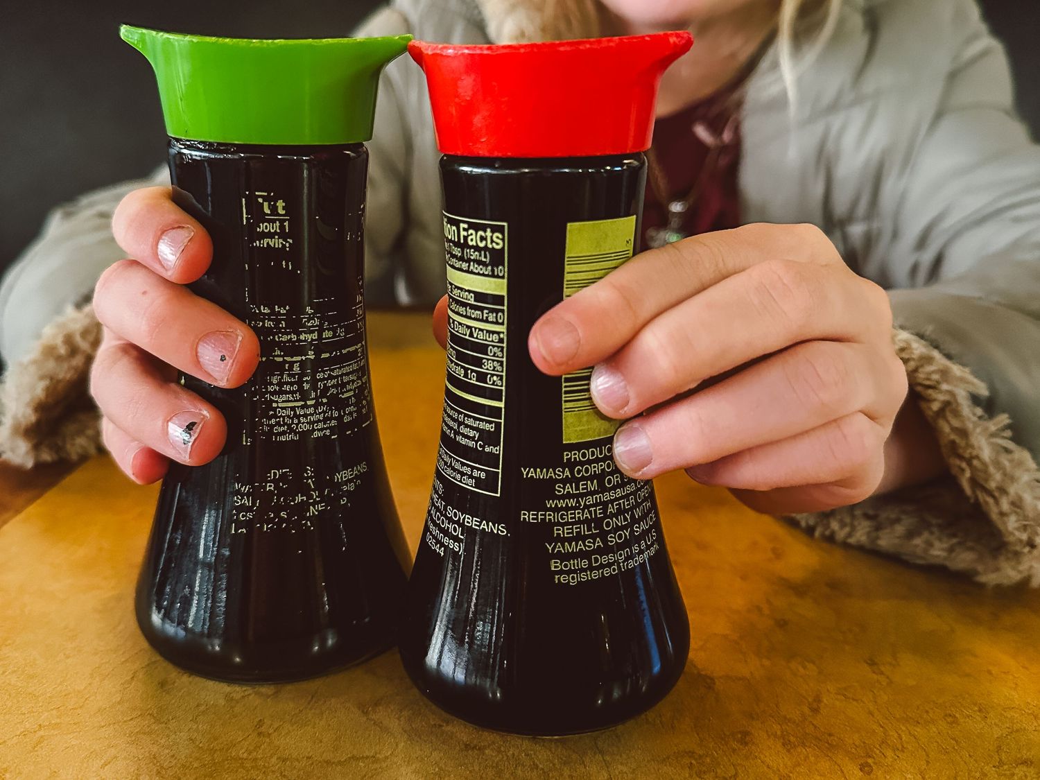 Project 365 - two soy sauce containers.